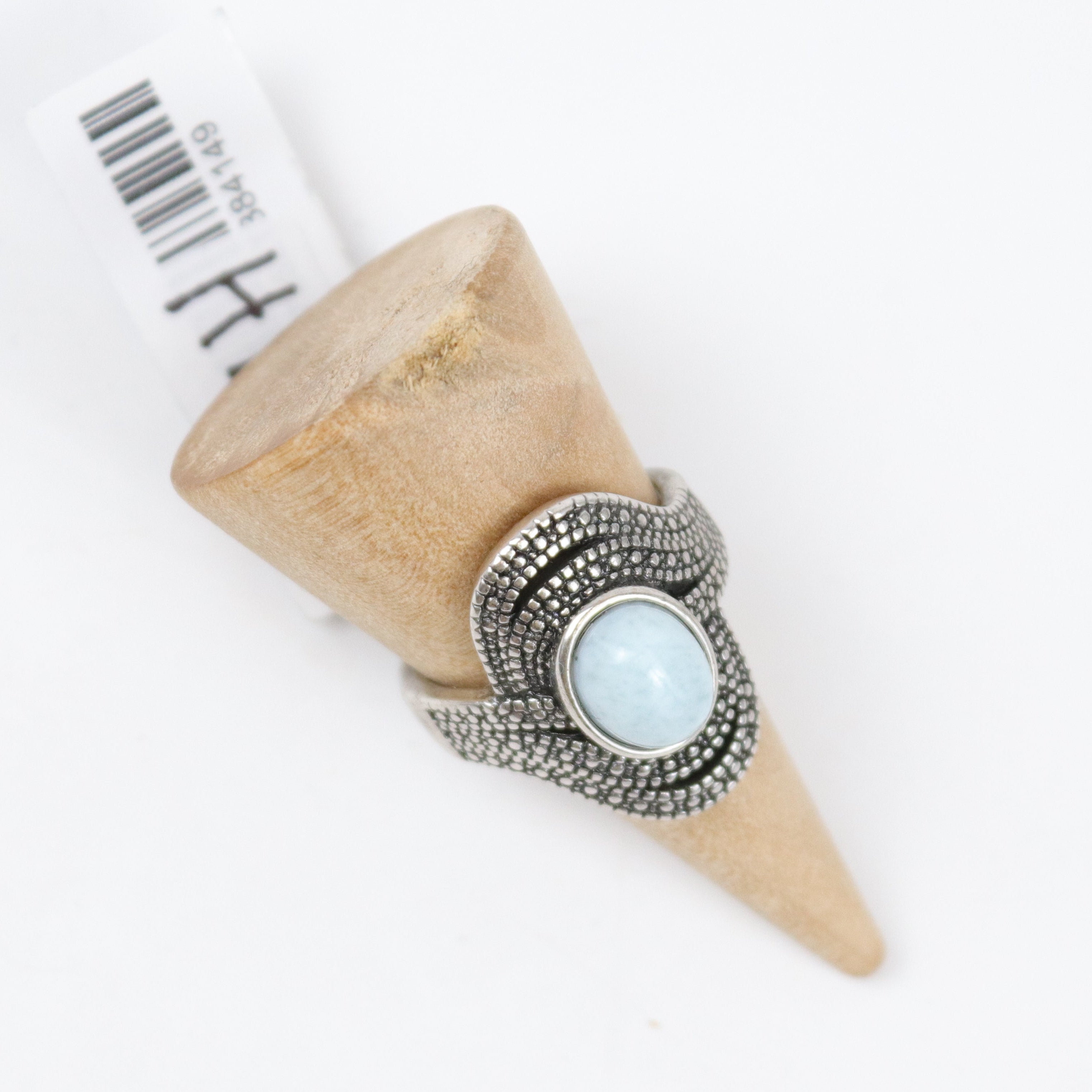 Adjustable Larimar Ring H10