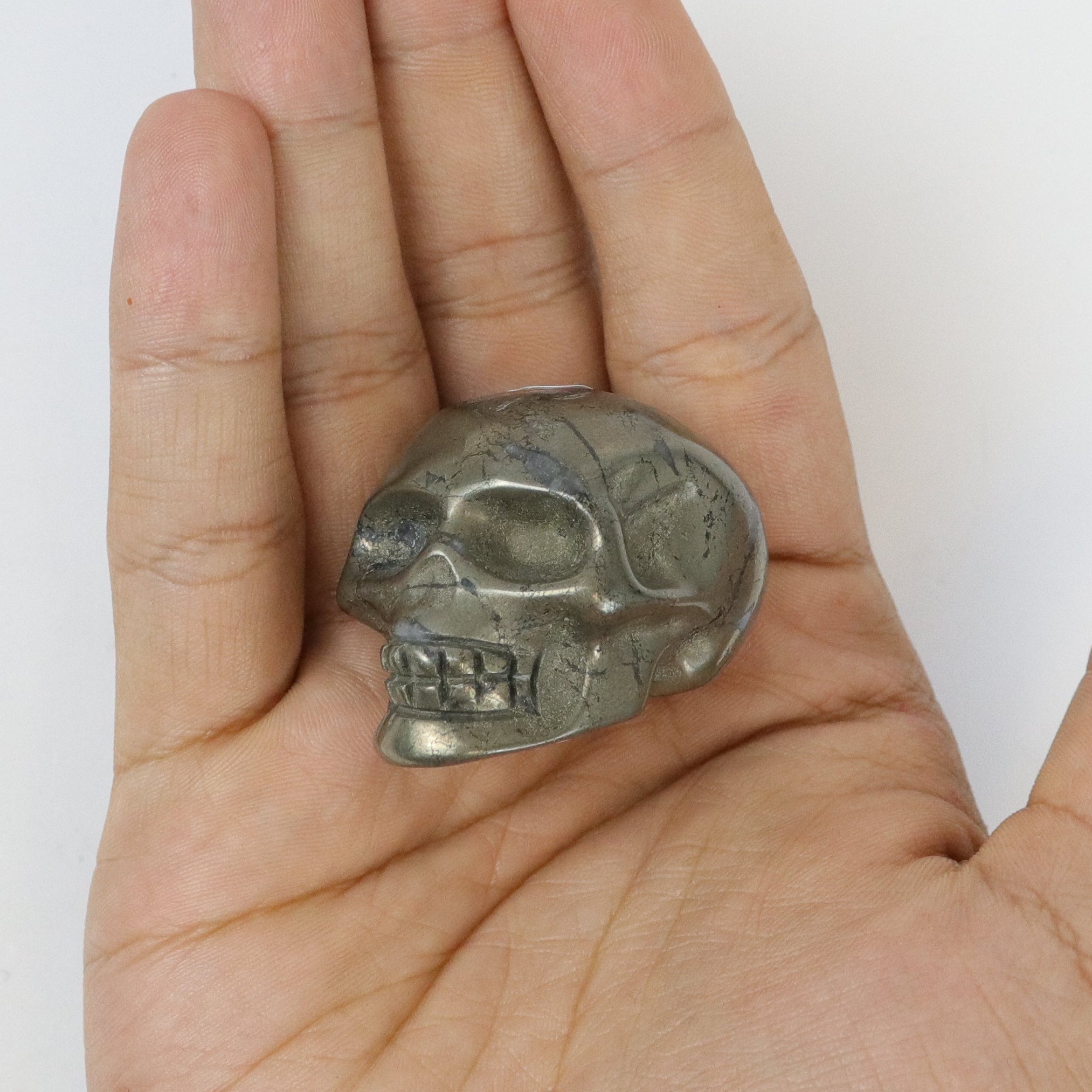 1.75 Inch Pyrite Skull A10