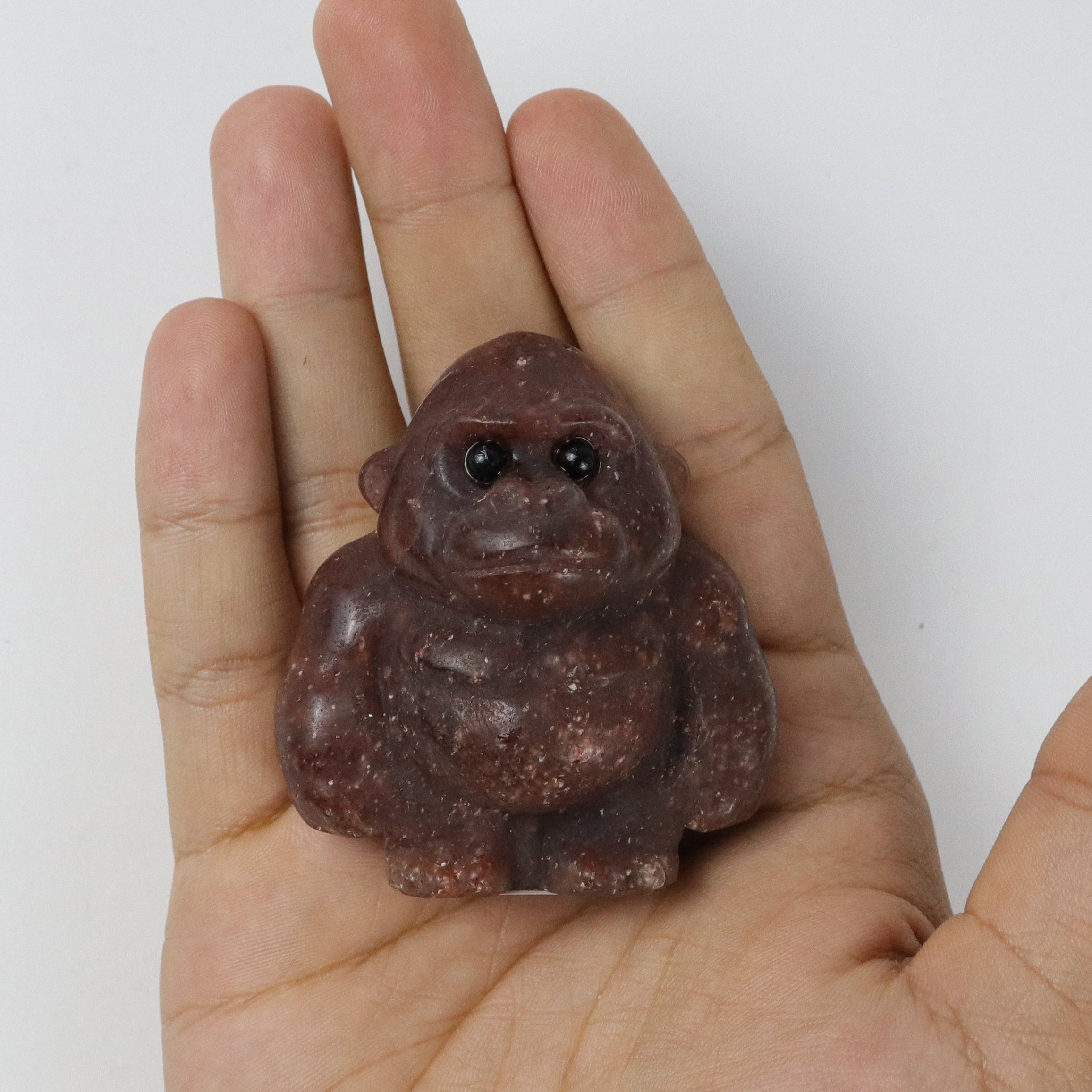2.5 Inch Strawberry Quartz Gorilla P16