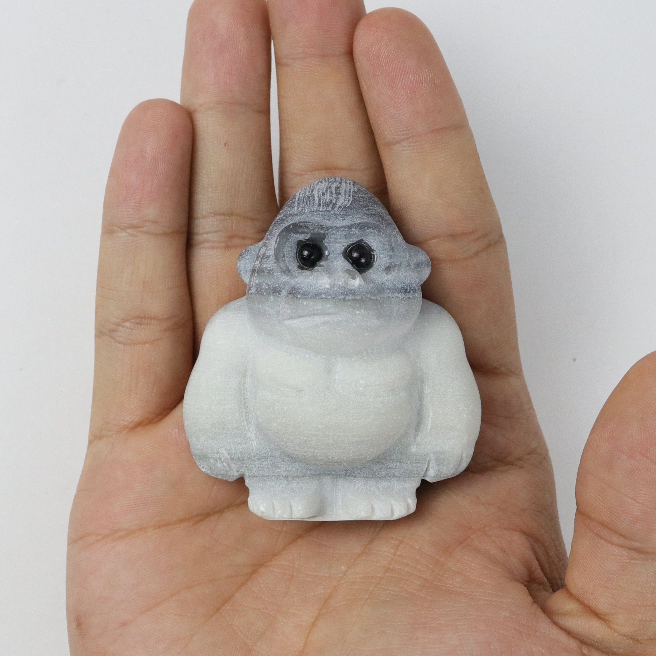 2.5 Inch Grey Jasper Gorilla U16