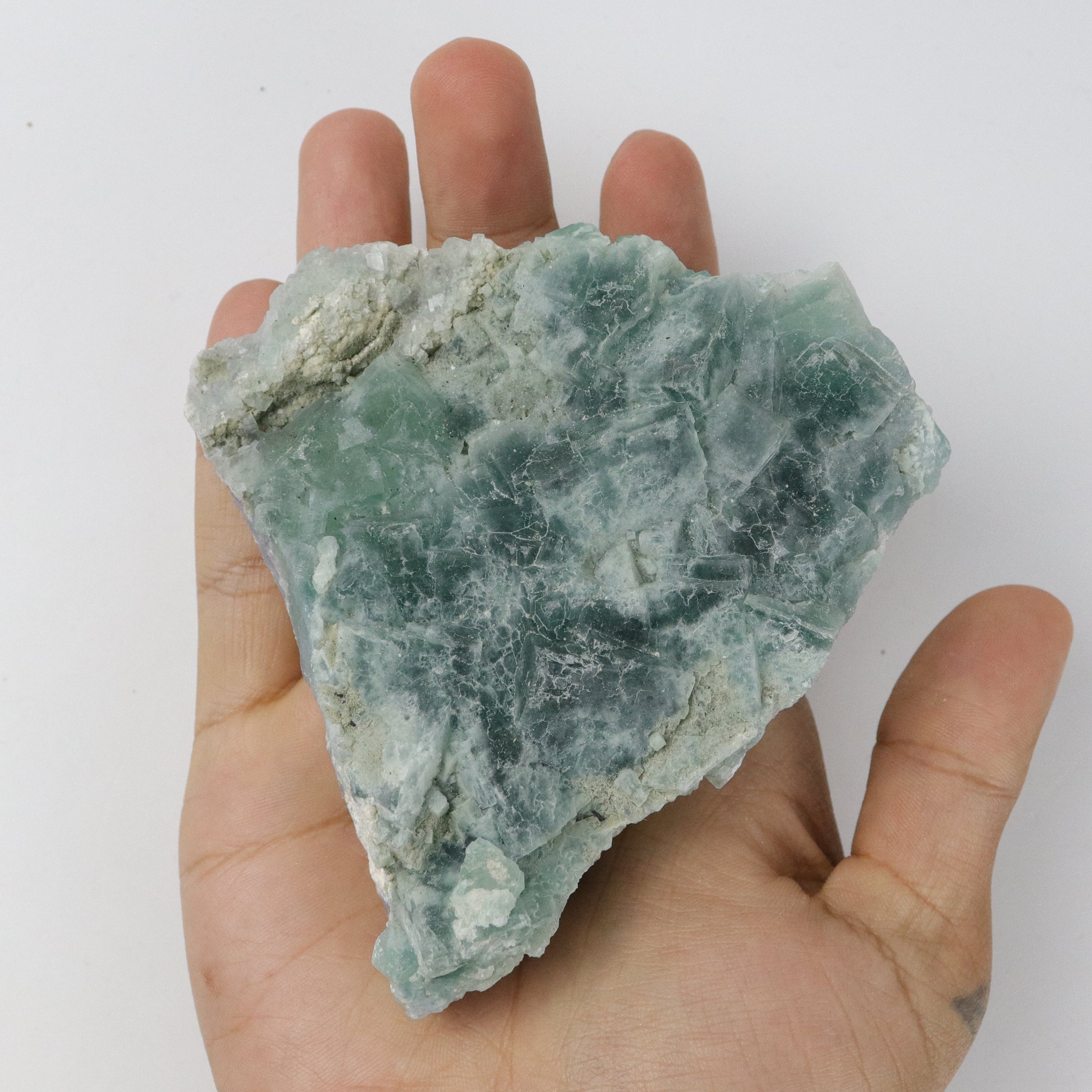 4.5 Inch Blue/Green Fluorite Specimen B32