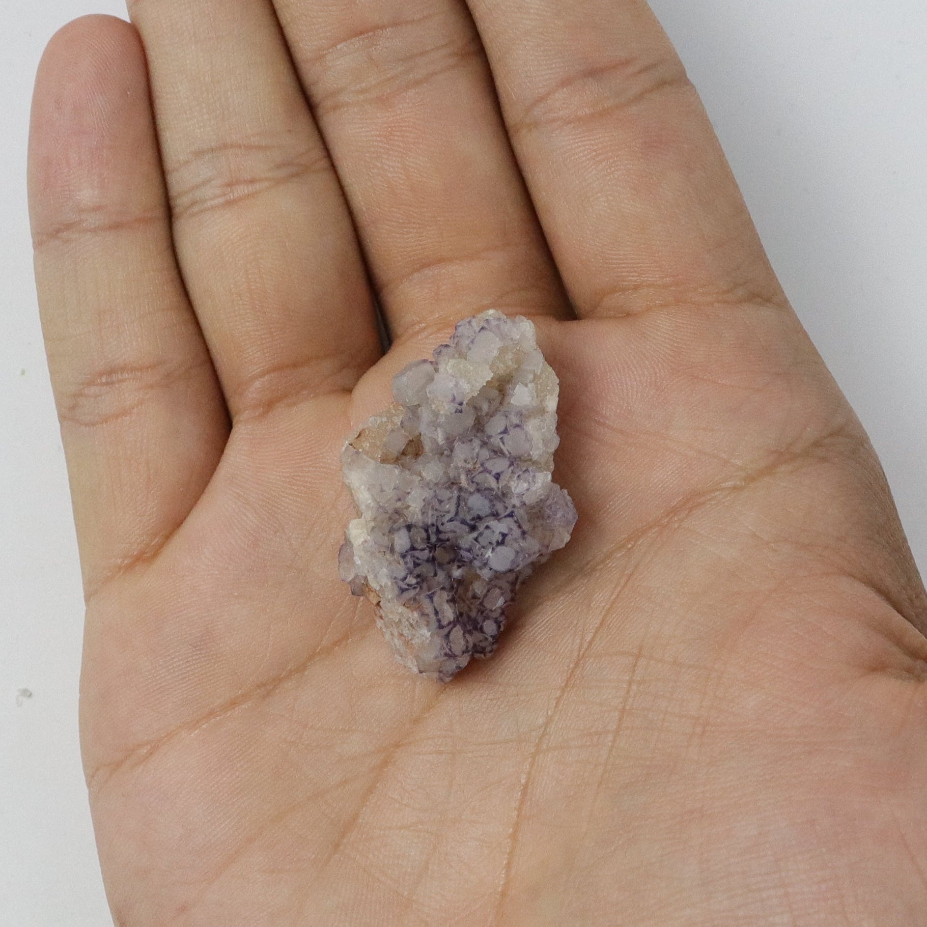 1.5 Inch QR Code Fluorite Specimen K4