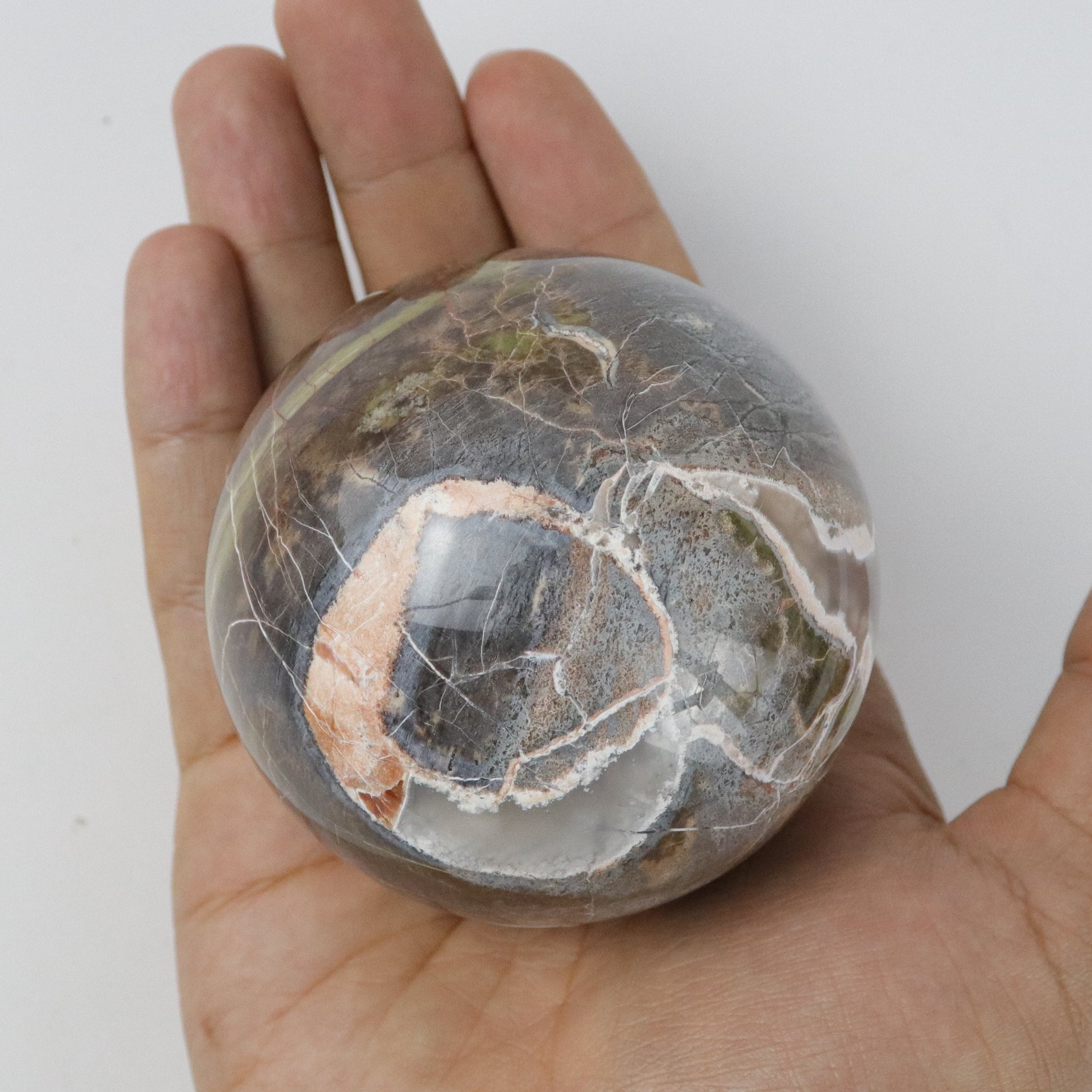 3 Inch Money Agate Sphere B41