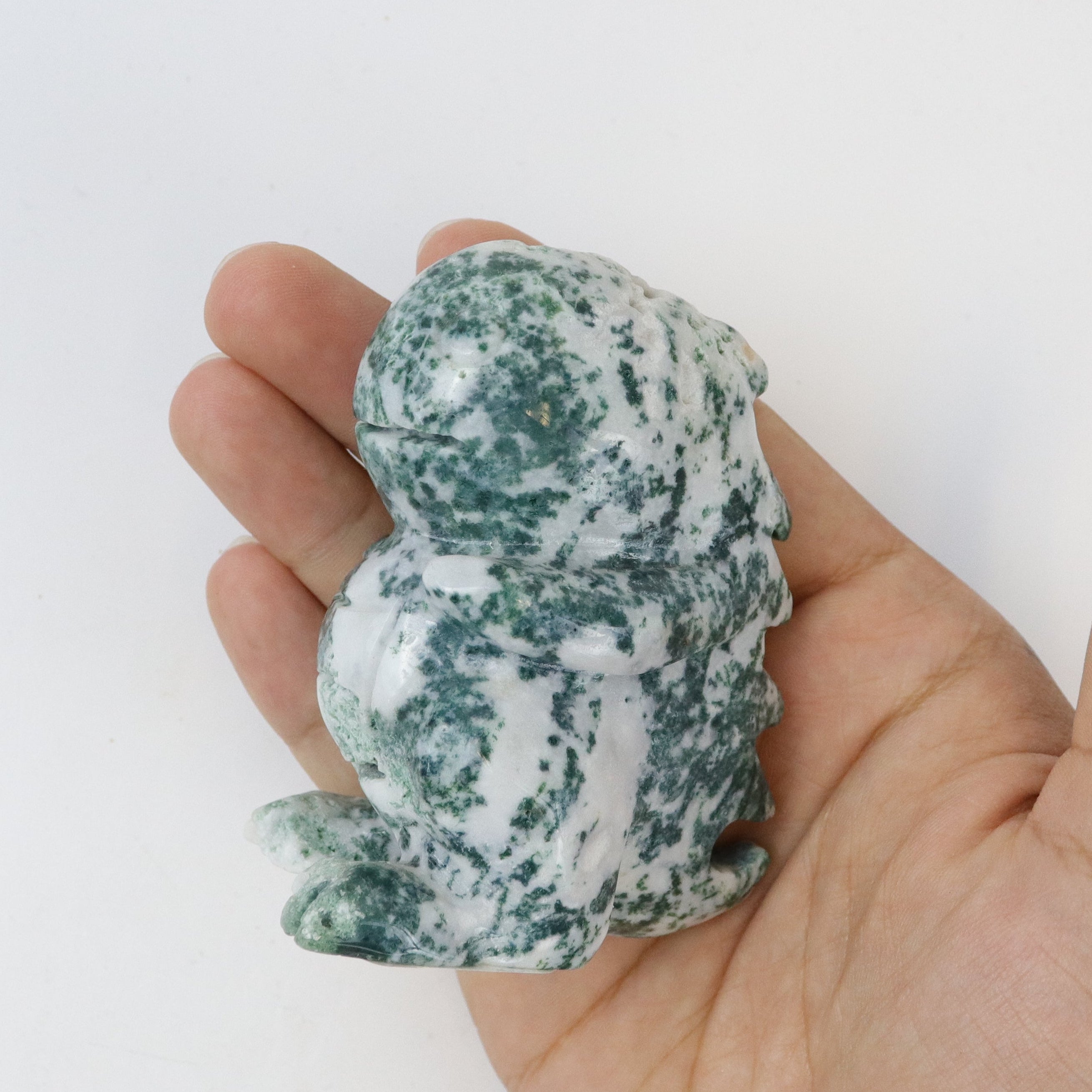 3 Inch Moss Agate Dinosaur N30