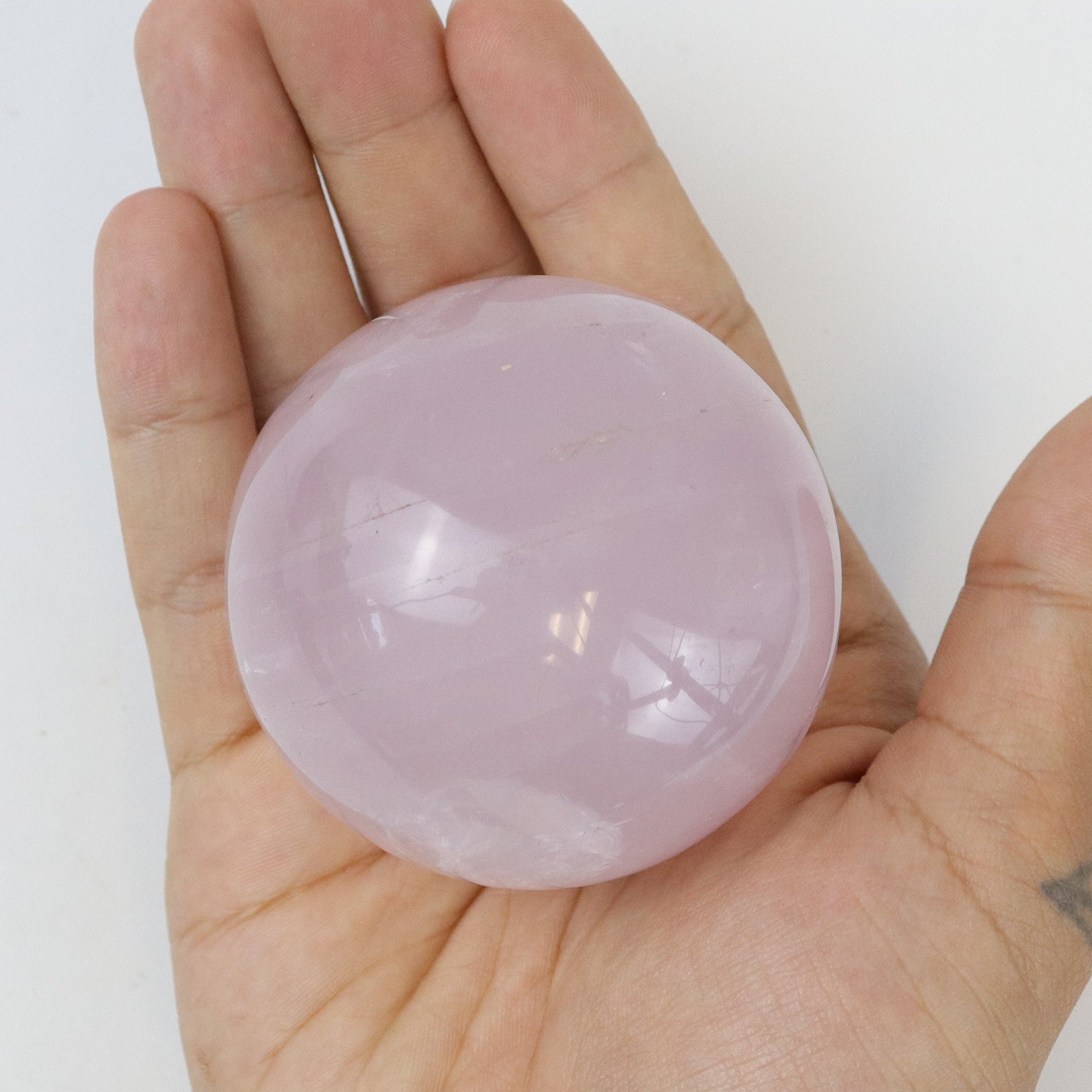 2.5 Inch Rose Quartz Sphere D33