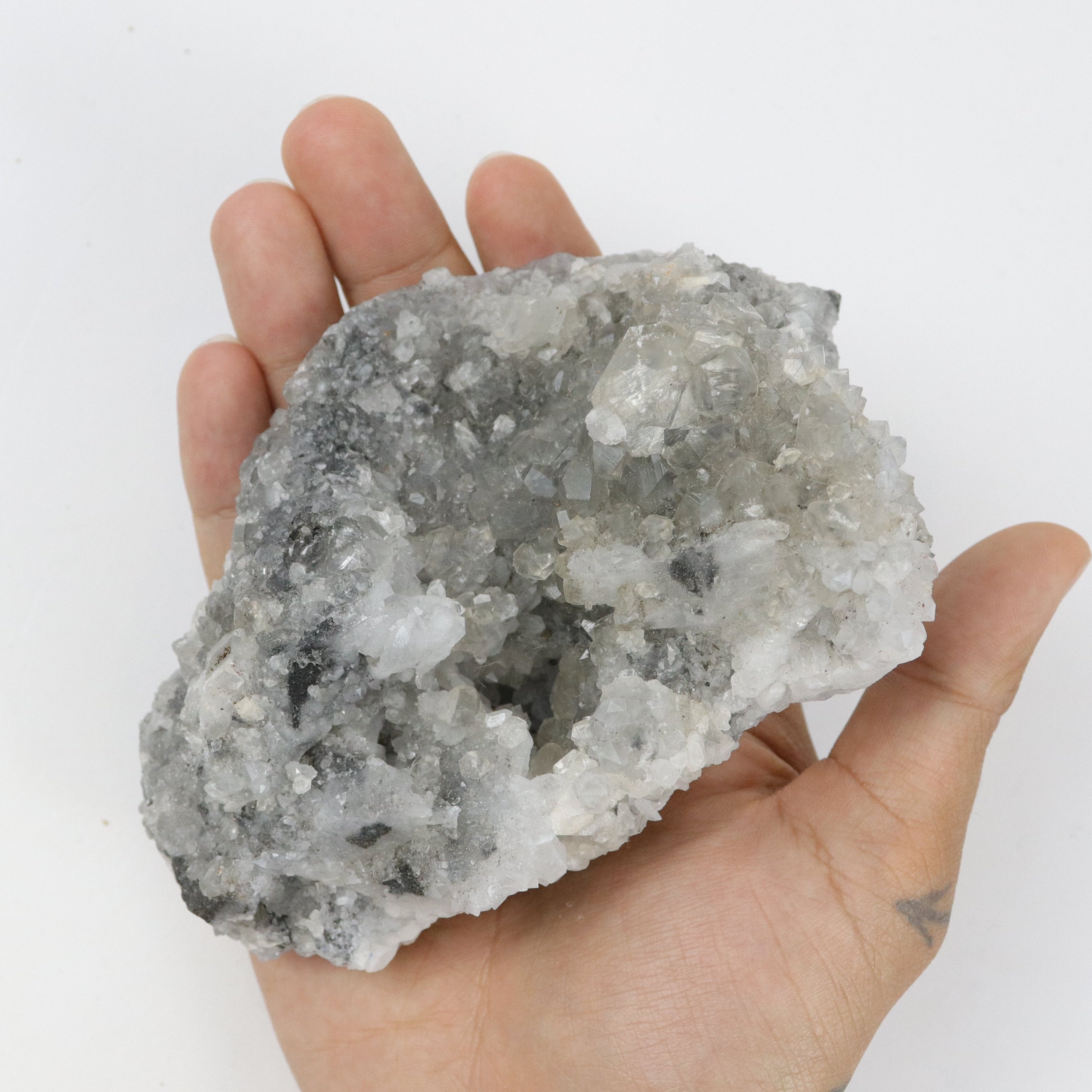 5 Inch Calcite & Quartz K42