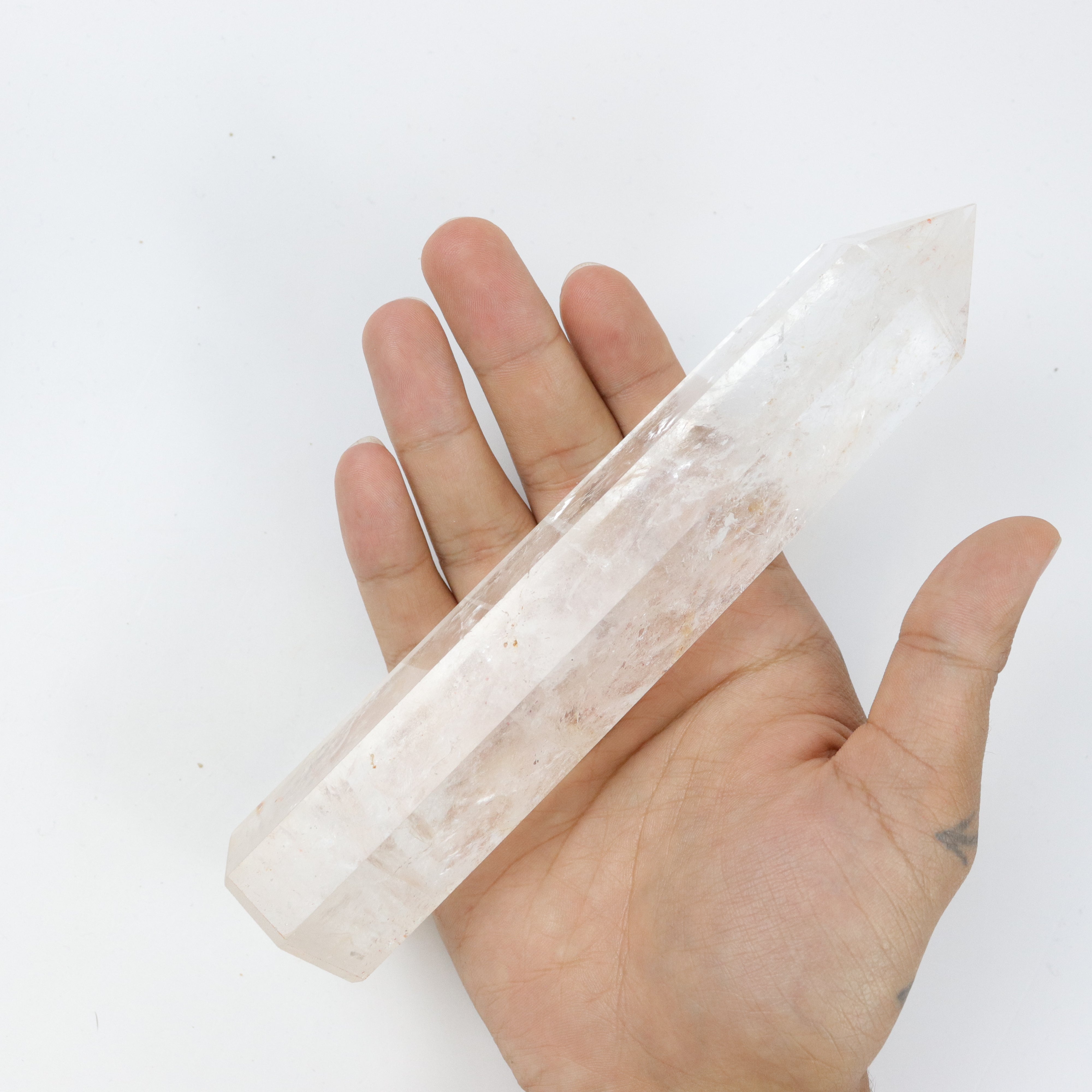 7.5 Inch Clear Quartz Tower G31