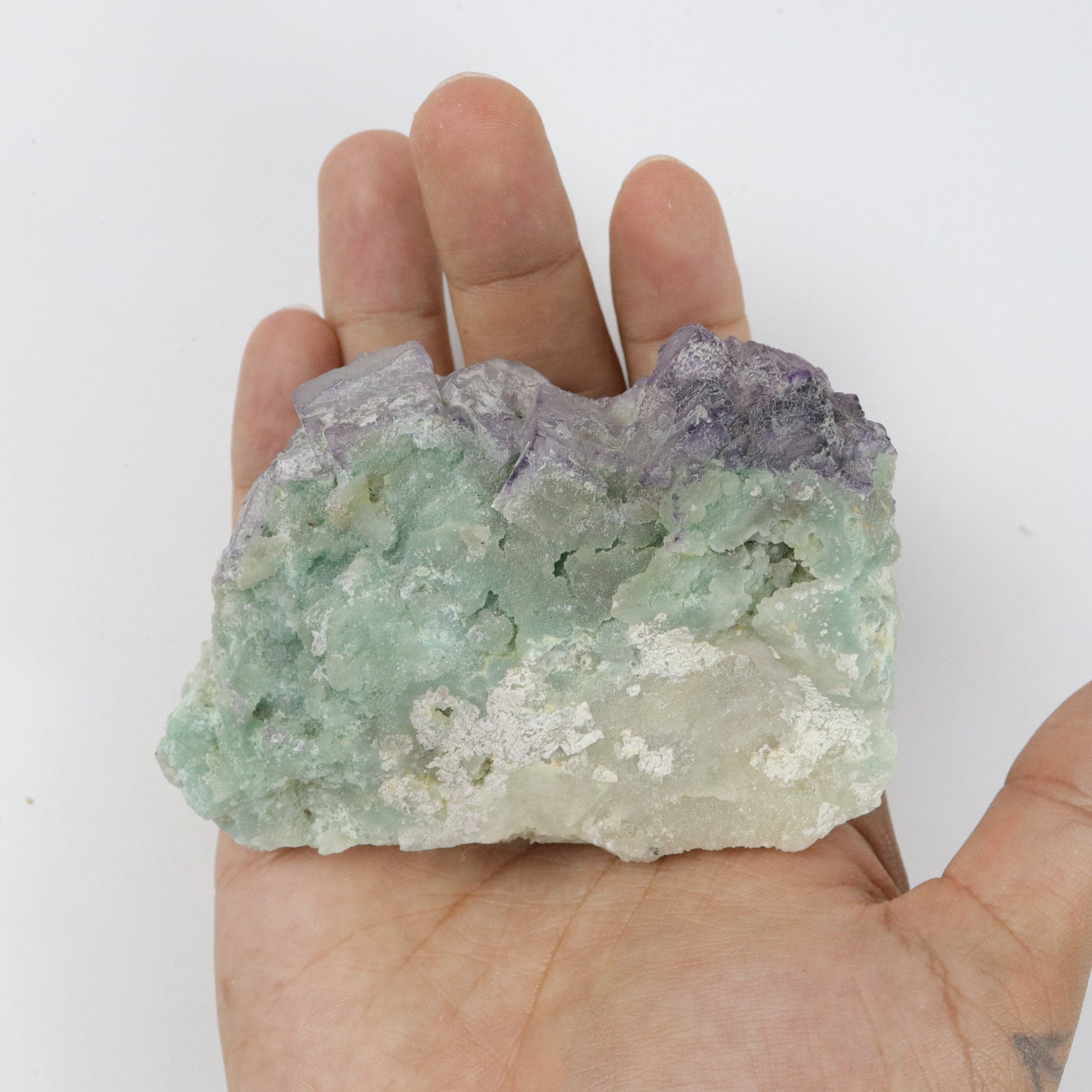 3.5 Inch Purple & Green Fluorite E21
