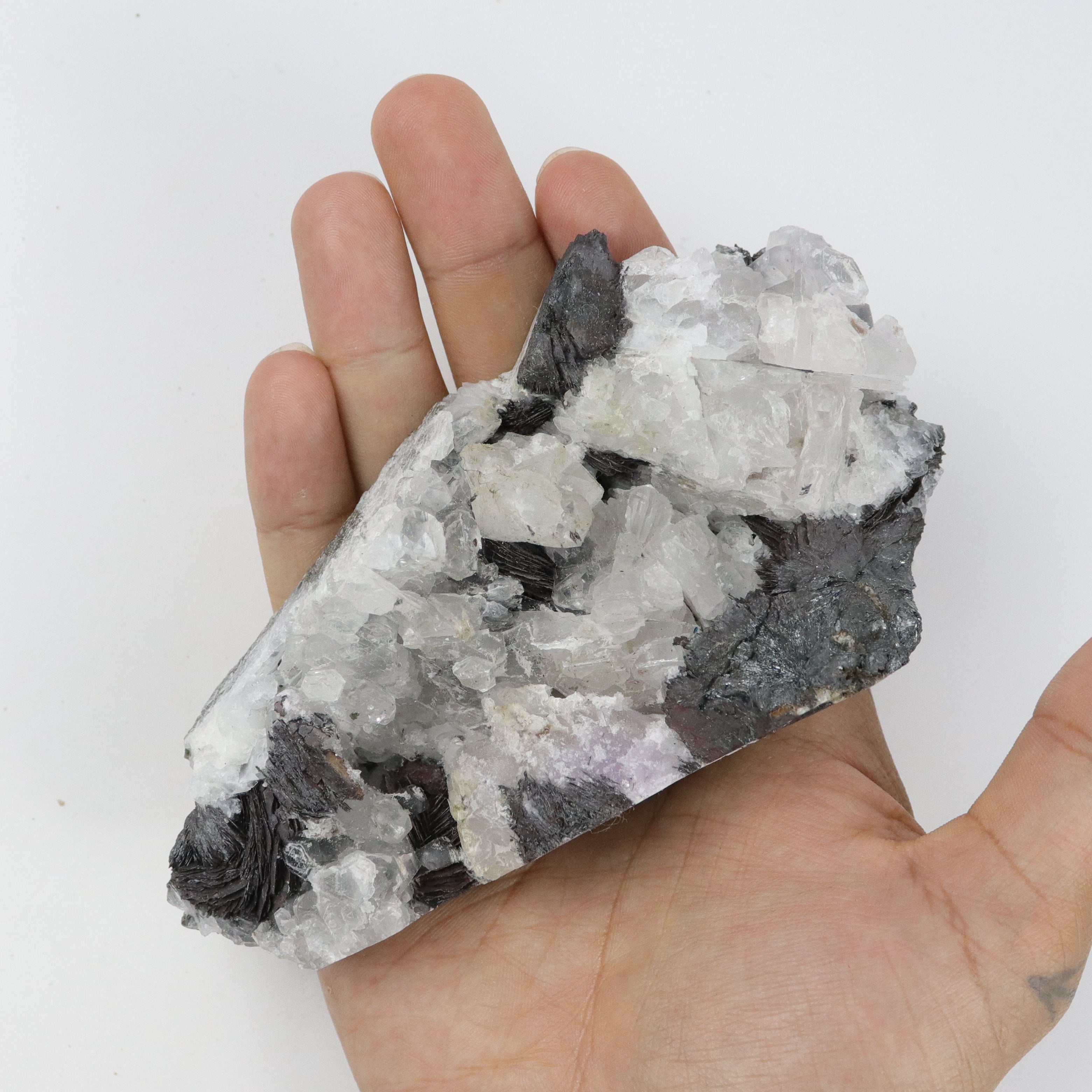 5 Inch Quartz & Hematite Specimen A29