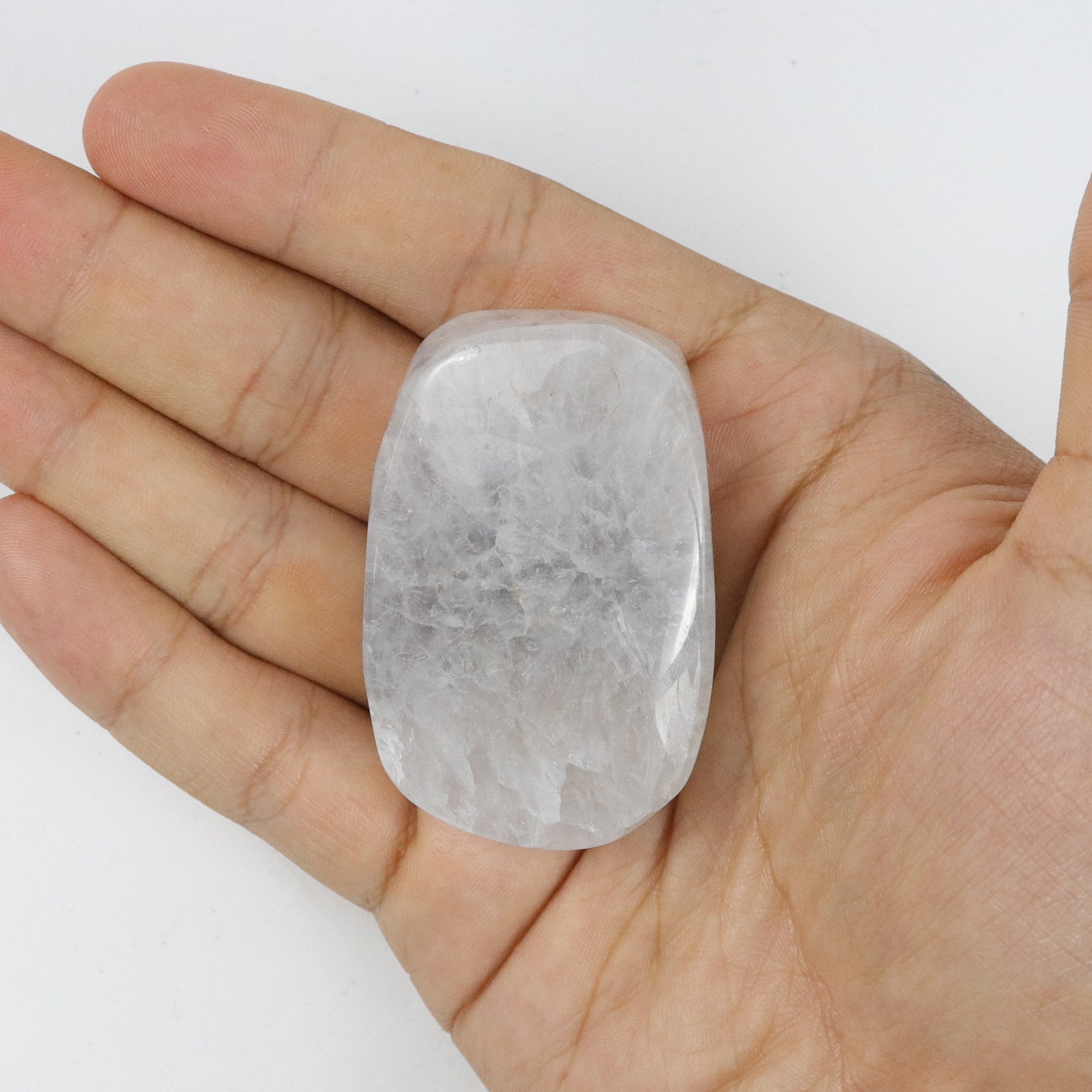 2 Inch Volcano Agate Palm Stone A6