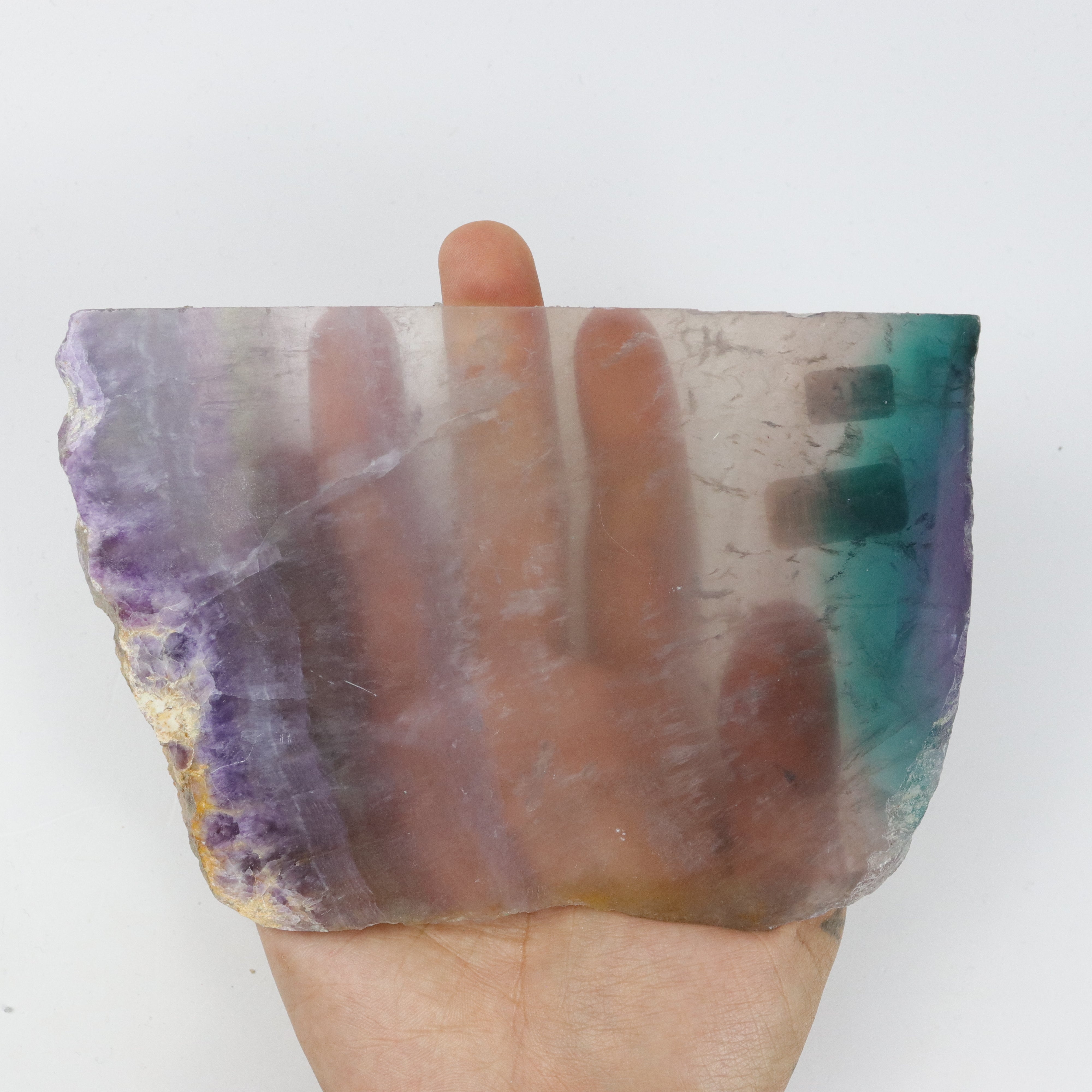 6.5 Inch Fluorite Slab D45