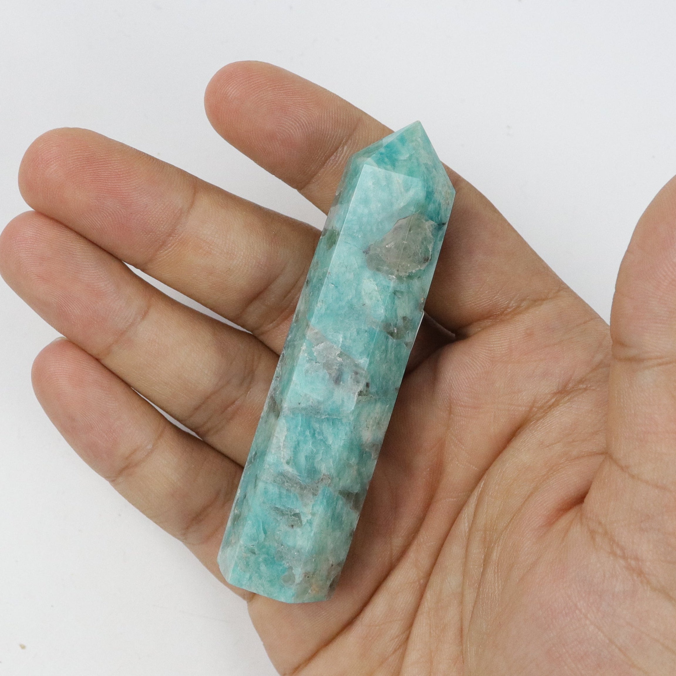 3.25 Inch Amazonite Tower T6