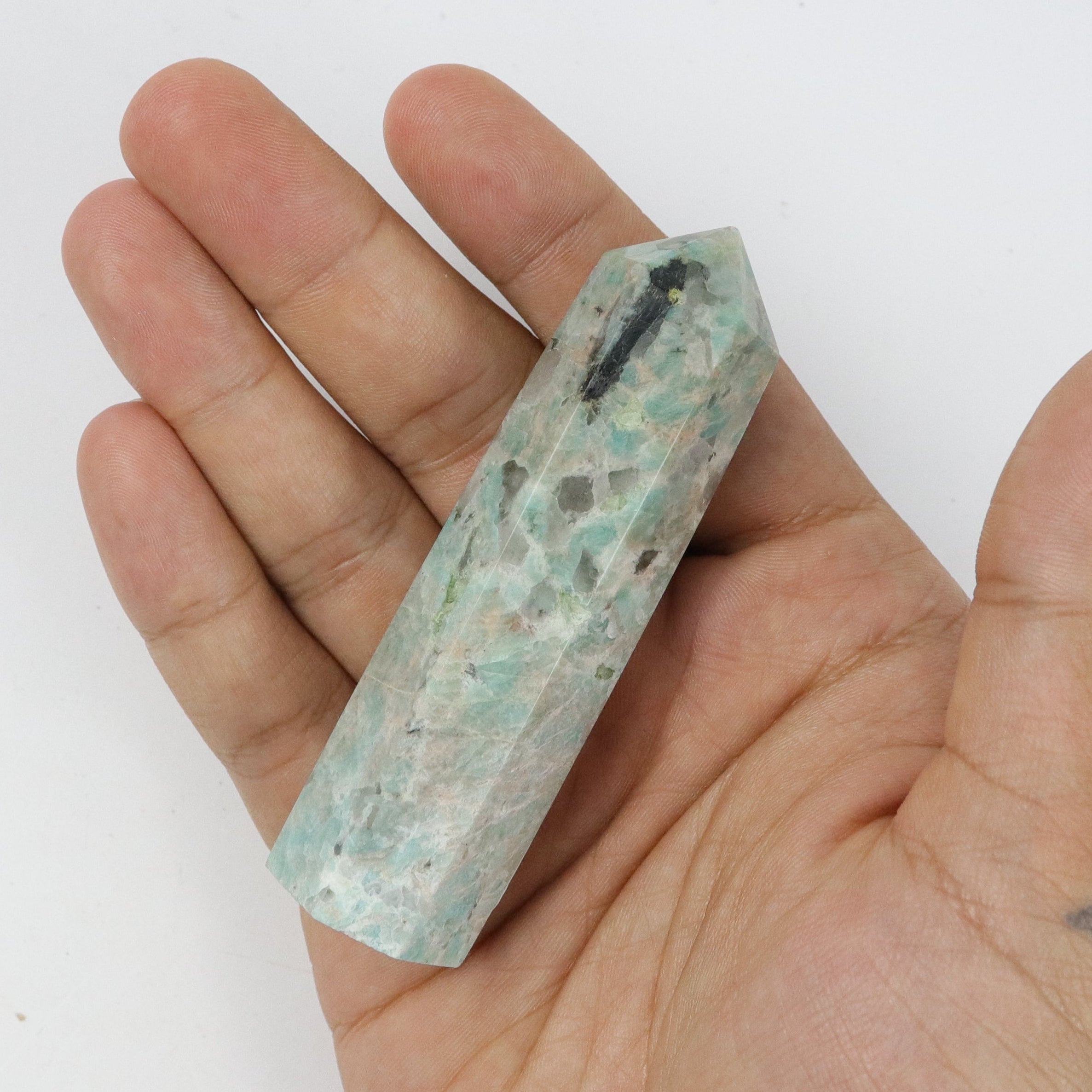 3.5 Inch Amazonite Tower F6