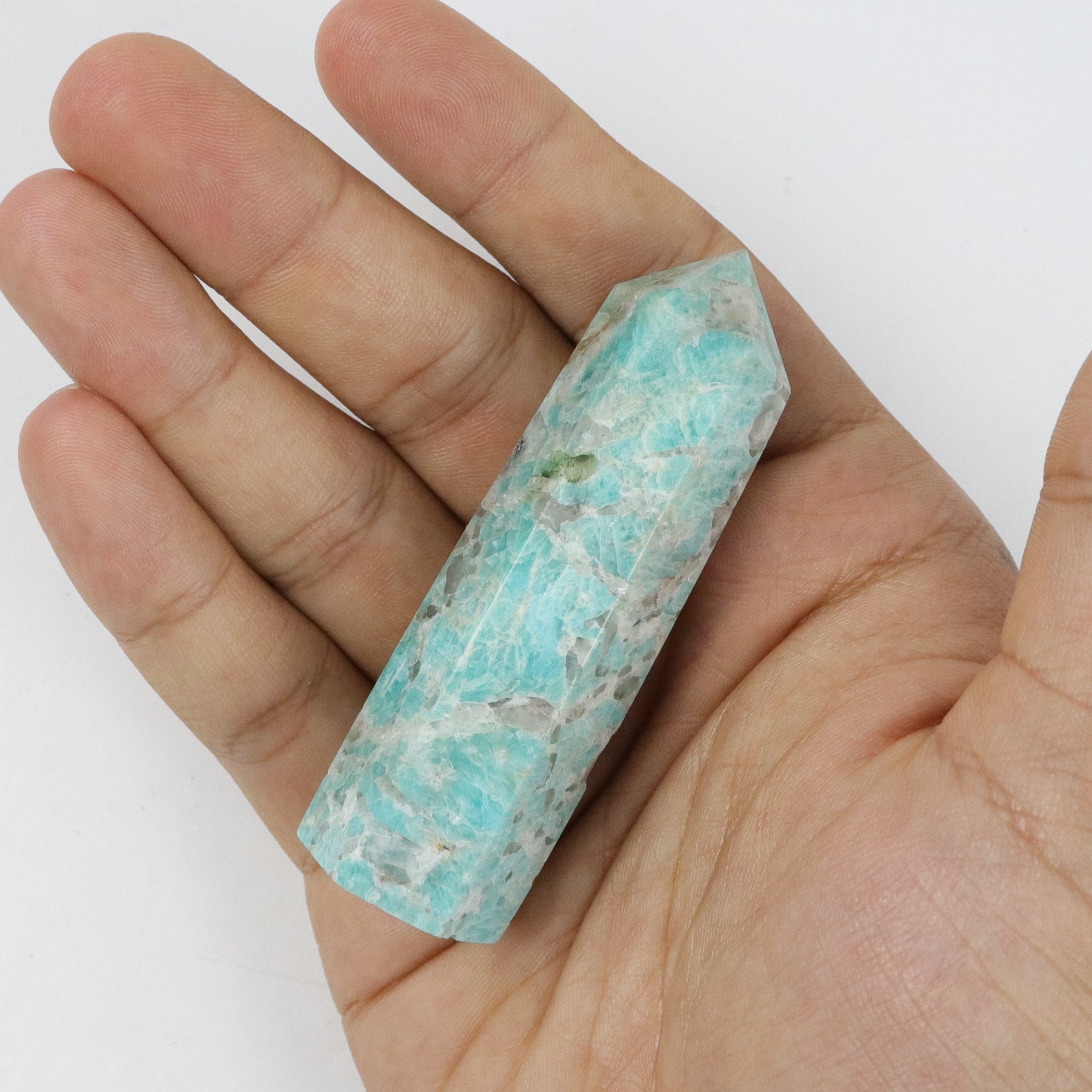 3.25 Inch Amazonite Tower J6