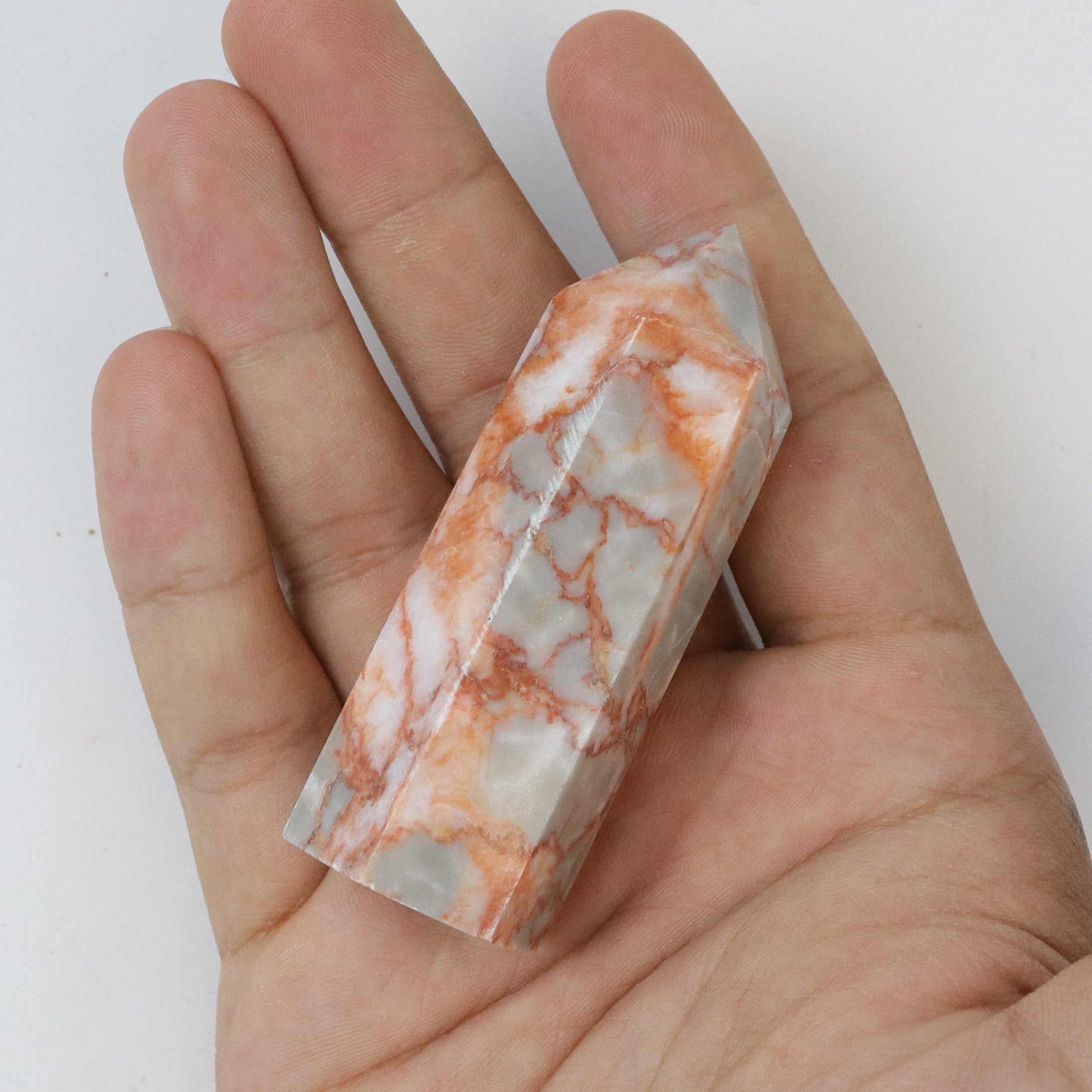 3 Inch Red Line Jasper Tower N6