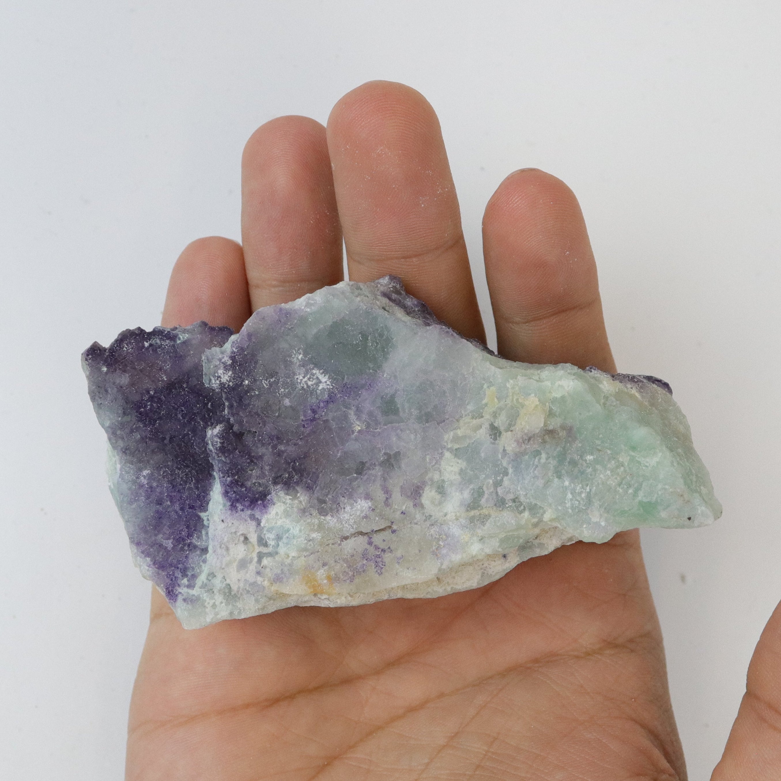 3.5 Inch Purple & Green Fluorite D15