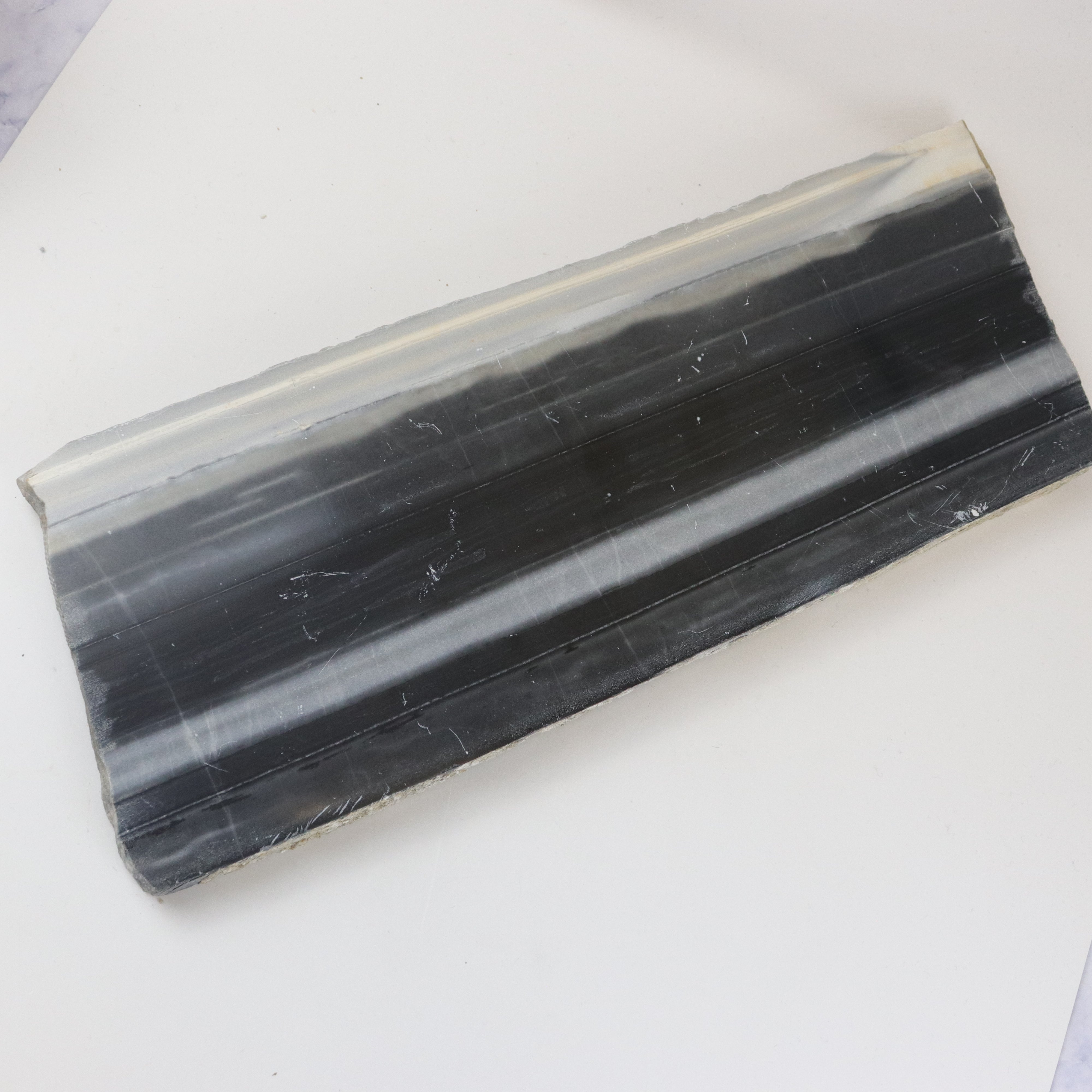 12.5 Inch Taji Jade Slab w Stand A79