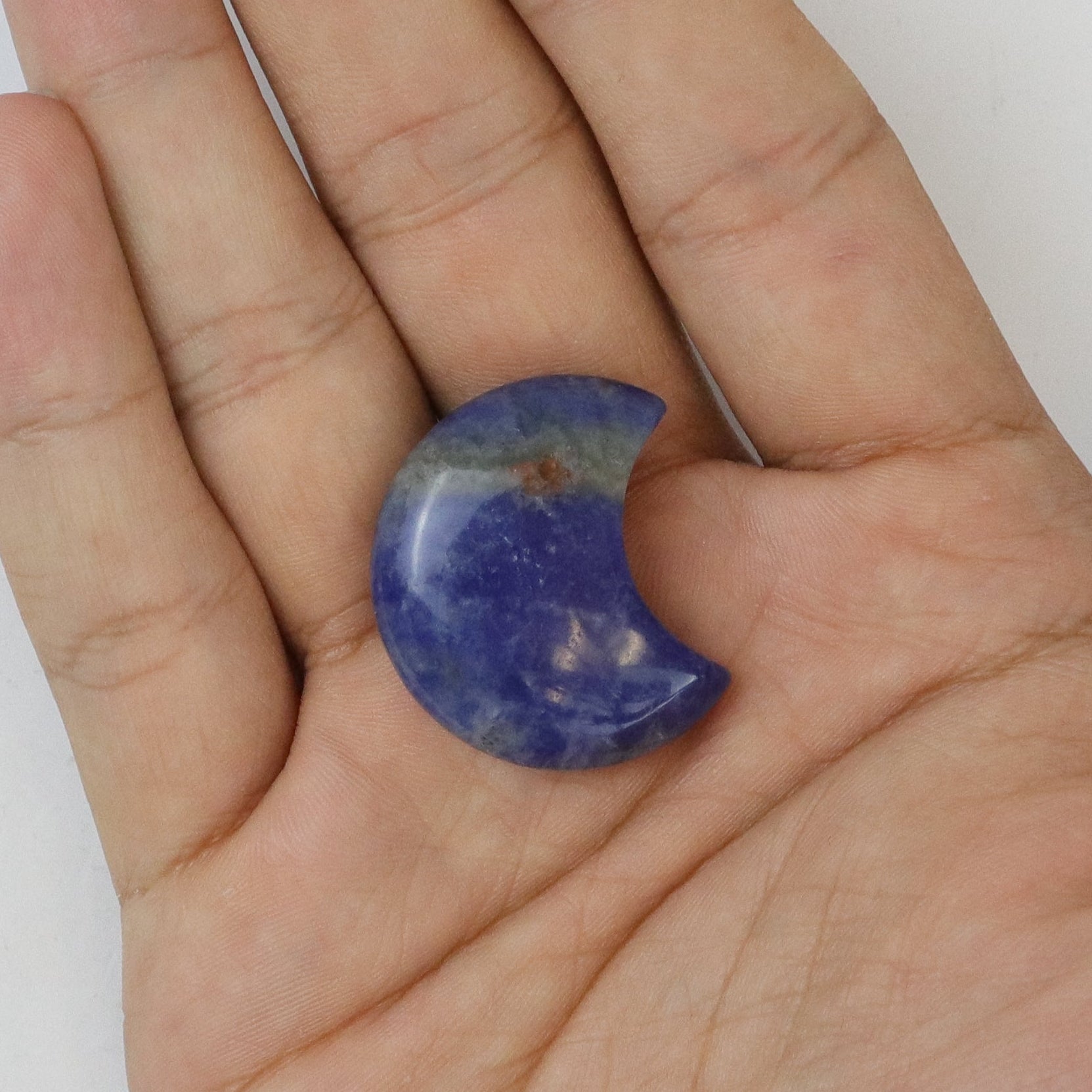 1 Inch Lapis Lazuli Moon C4
