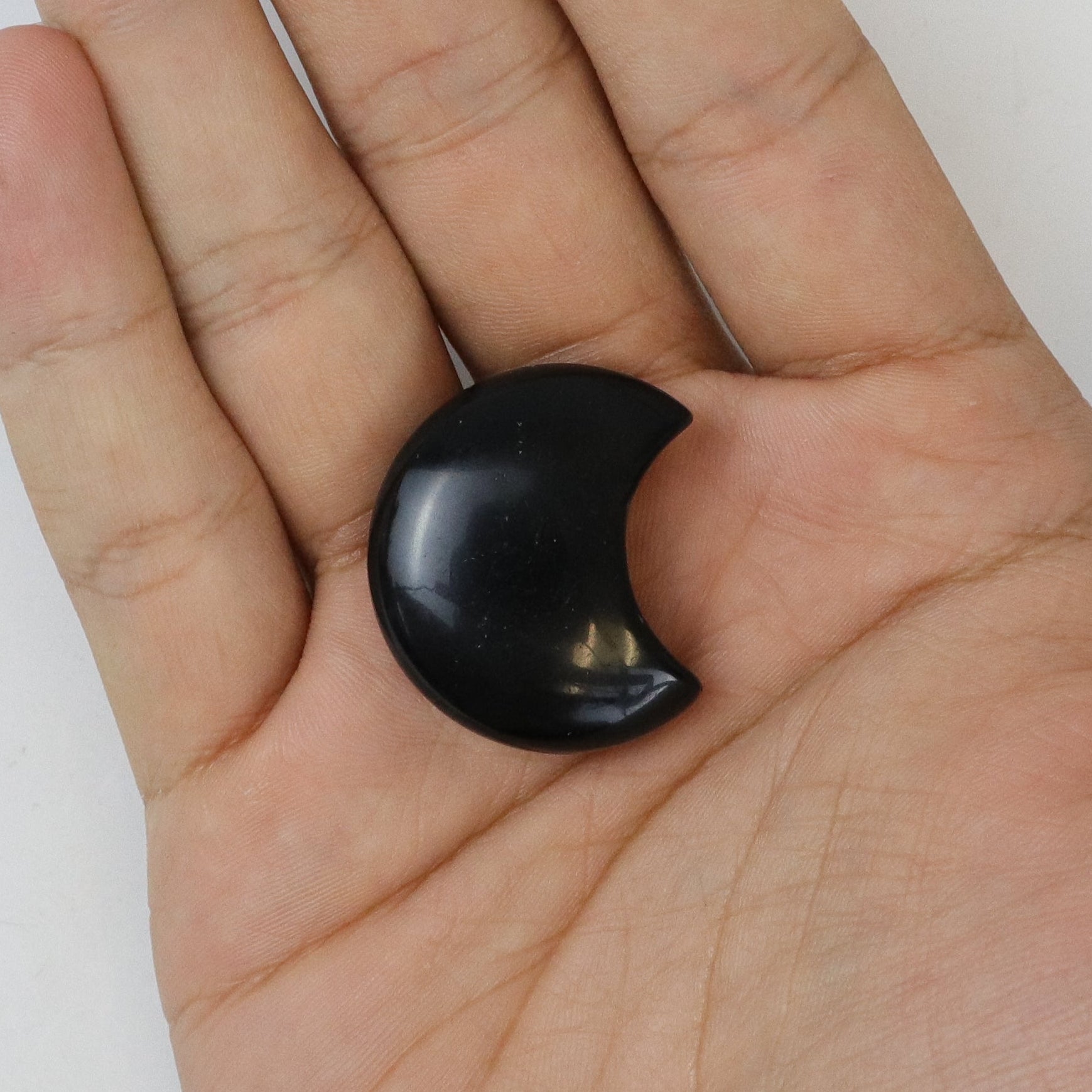 1 Inch Obsidian Moon D4