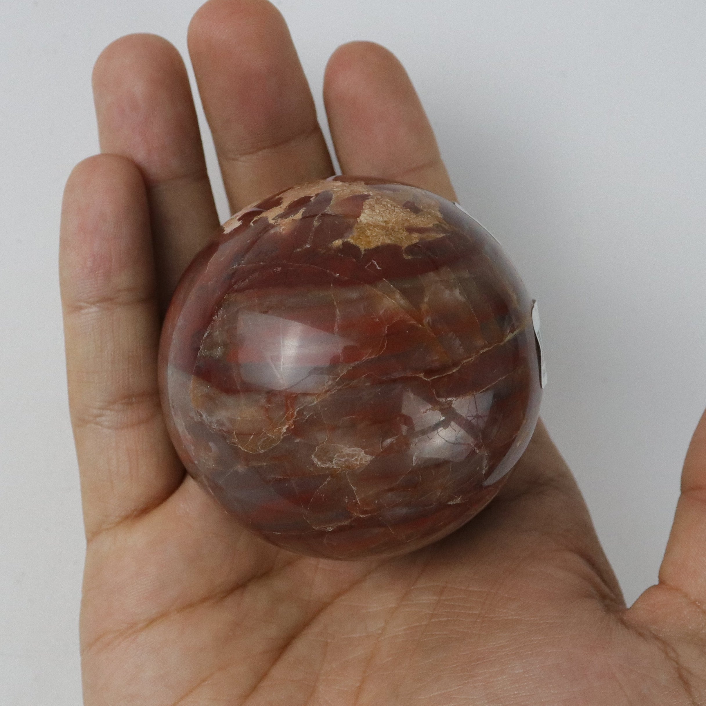 2.25 Inch Red Jasper Sphere X25