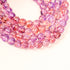 6mm Purple/Red Glass Bead Strand 31" Loop $3.75