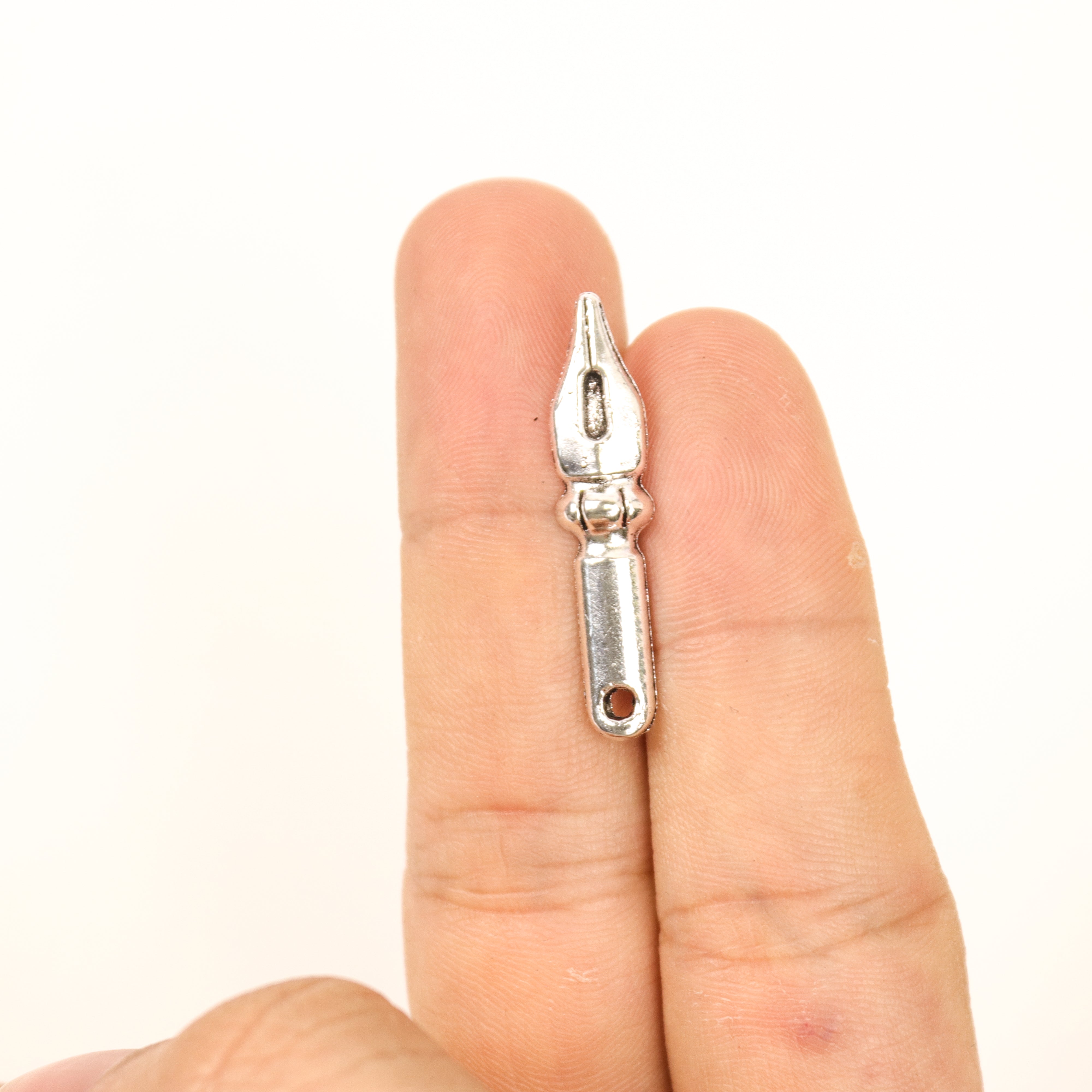 $1.50 Calligraphy Pen Alloy Charm Pack (5 Charms)