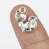 $1.50 Small Cat Alloy Charm Pack (5 Charms)