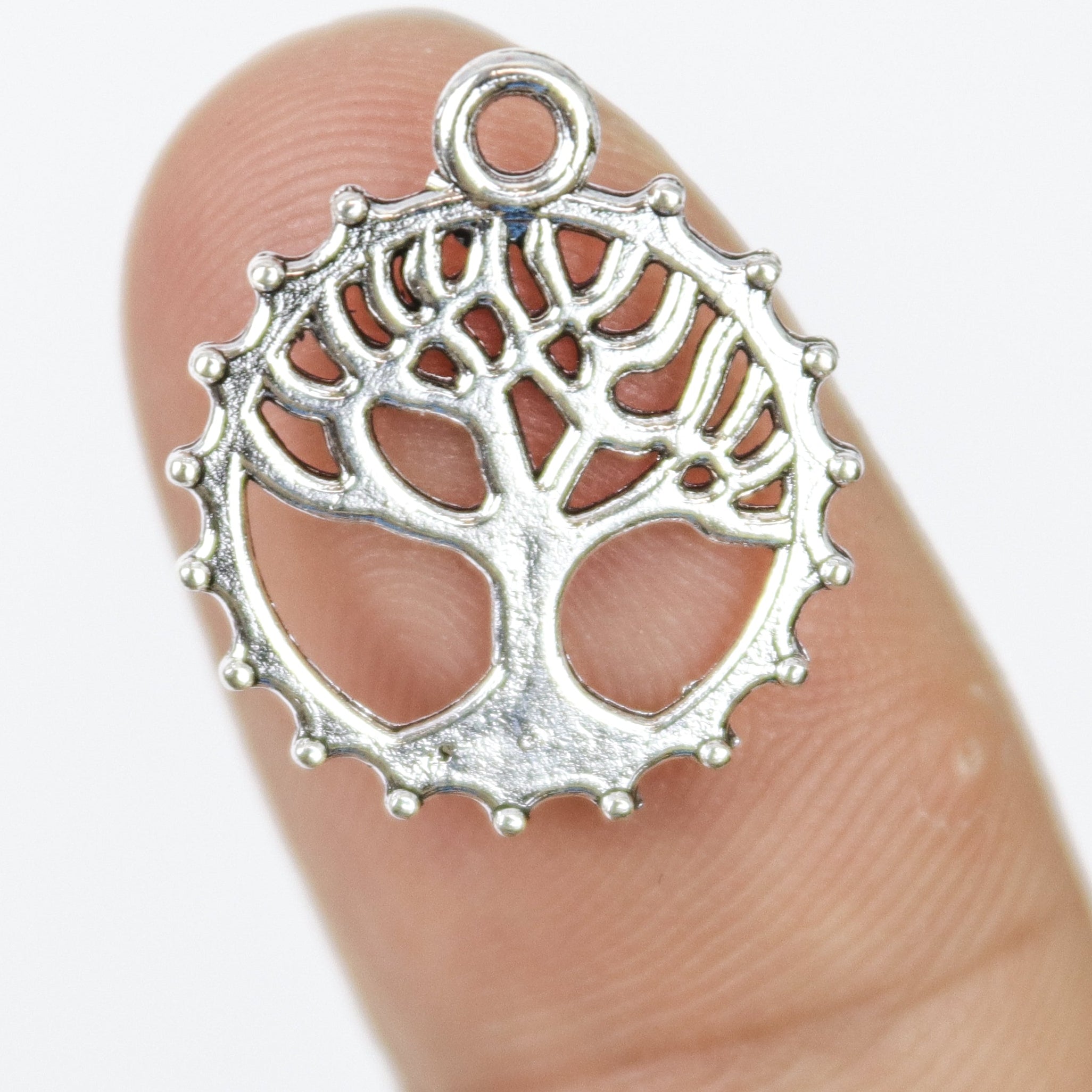 $1.50 Tiny Tree Alloy Charm Pack (5 Charms)