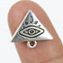 $1.50 Triangle Eye Alloy Charm Pack (5 Charms)