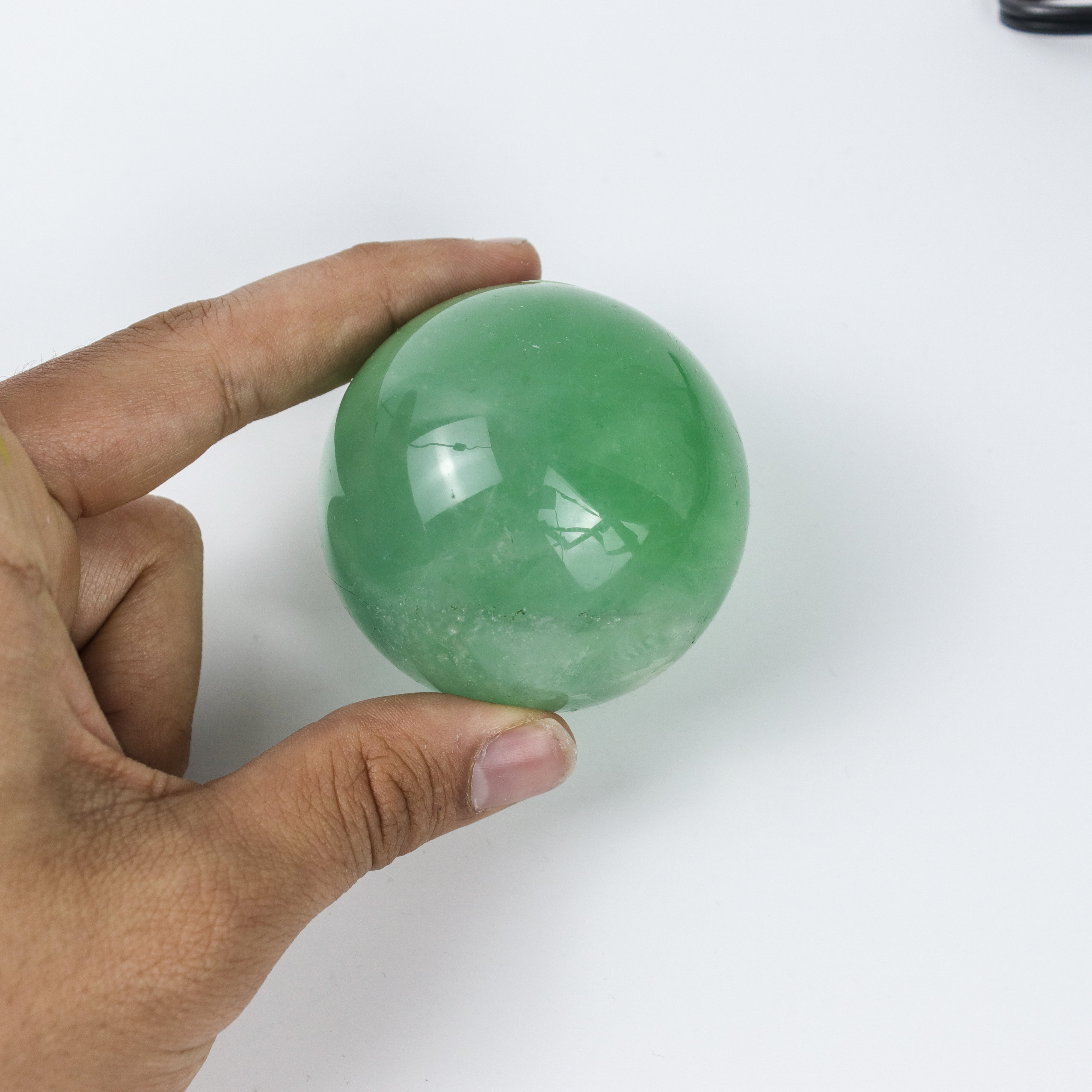 1.5 Inch Green Fluorite Sphere T20