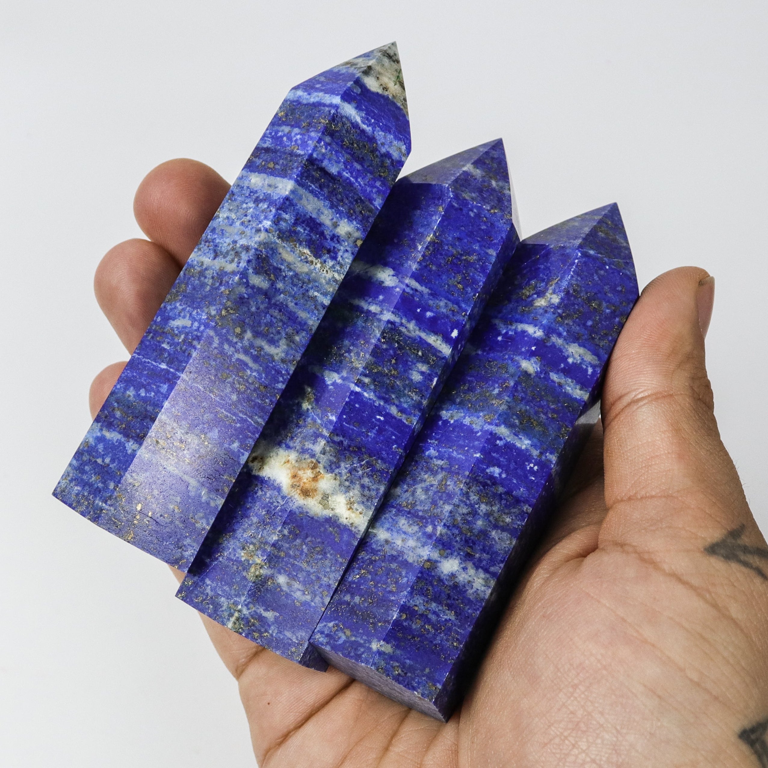 3.5-4 Inch Lapis Lazuli Tower $7