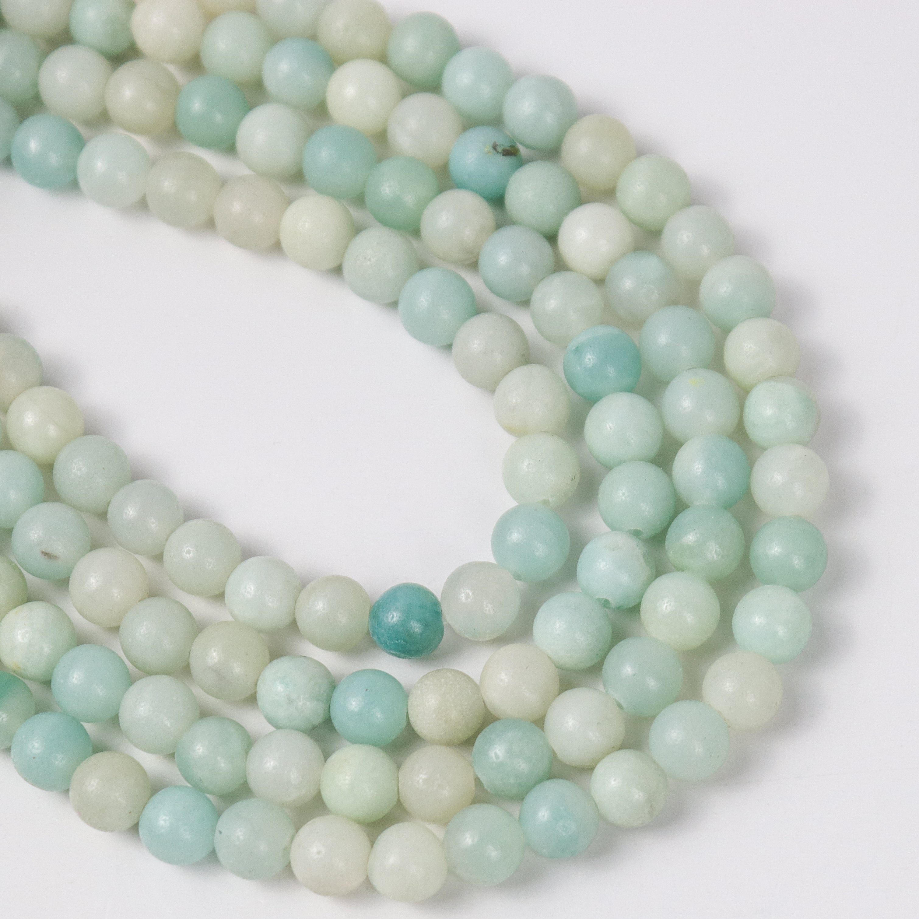 6mm Tonal Amazonite Bead Strand