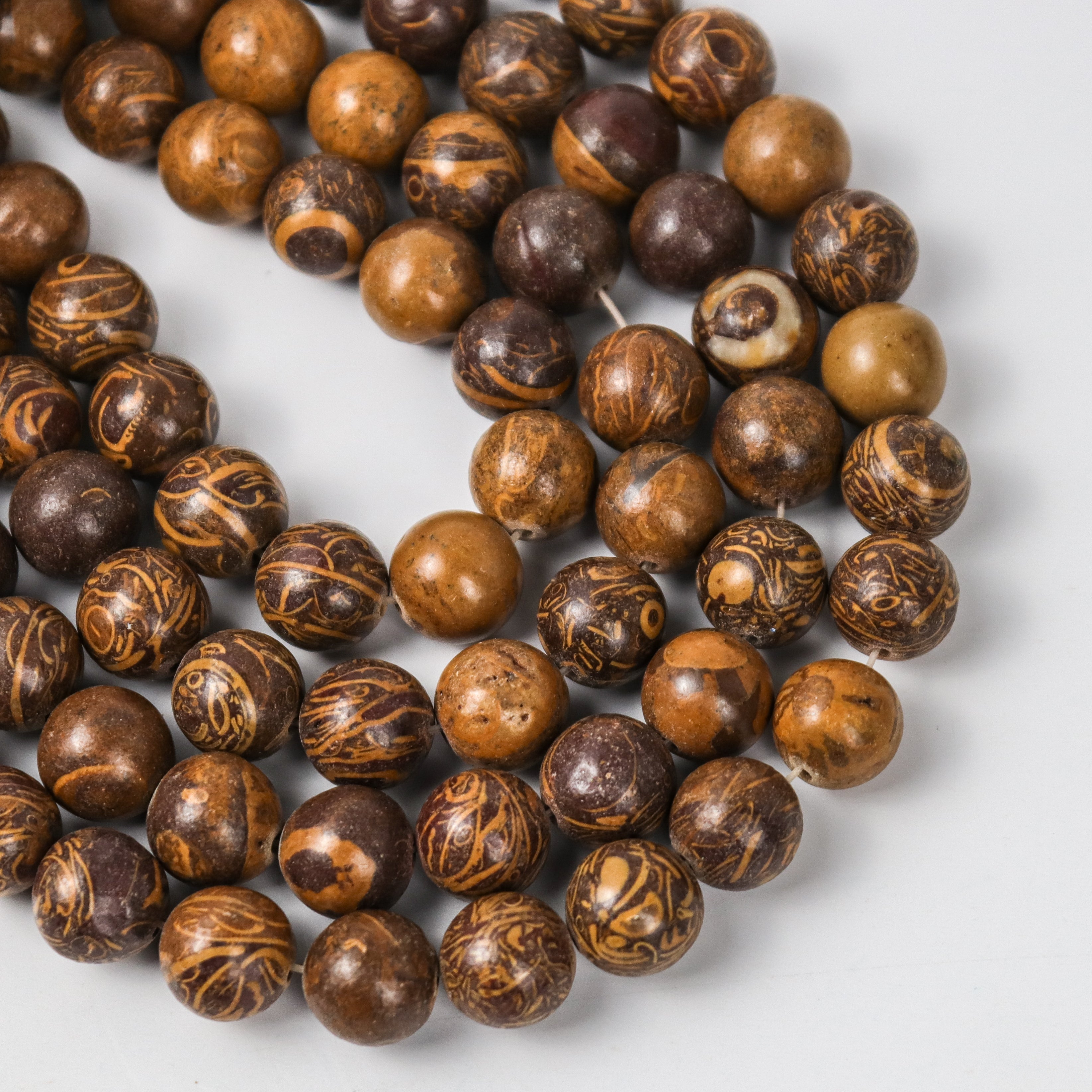 10mm Elephant Skin Jasper Bead Strand