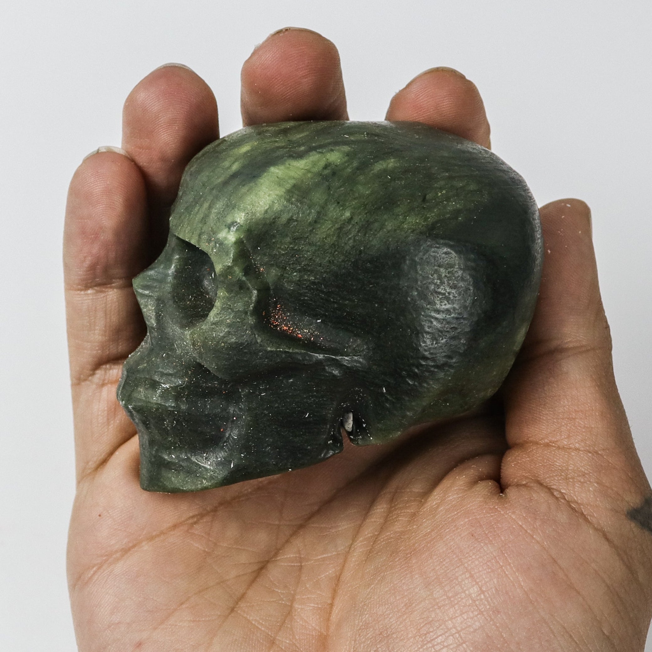 2.5 Inch Serpentine Skull $20