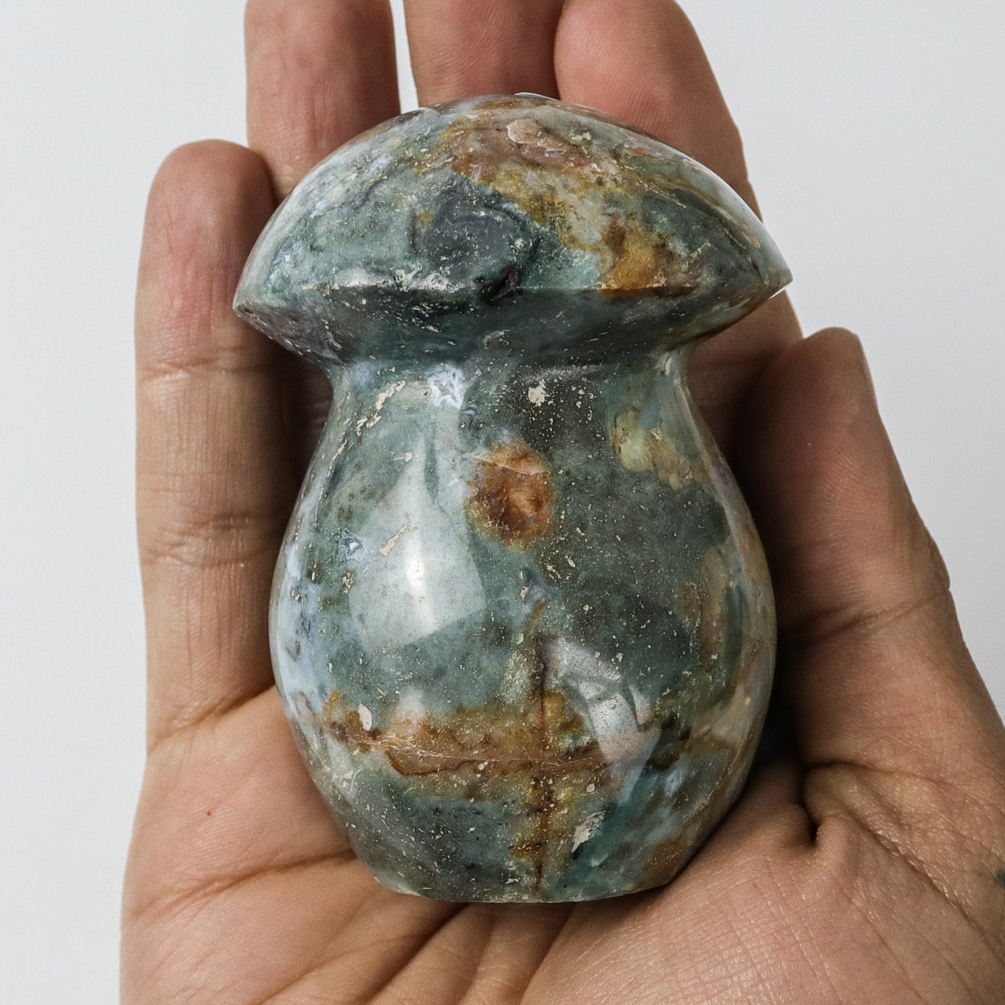 3 Inch Ocean Jasper Mushroom $26
