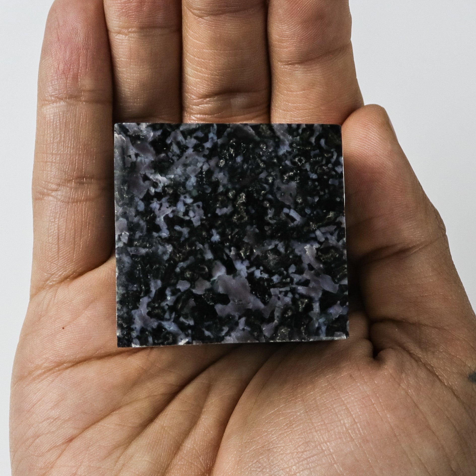 1.5 Inch Indigo Gabbro Cube $19