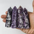 3-3.5 Inch HQ Purple Mica Tower $7