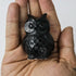 2 Inch Obsidian Owl $22