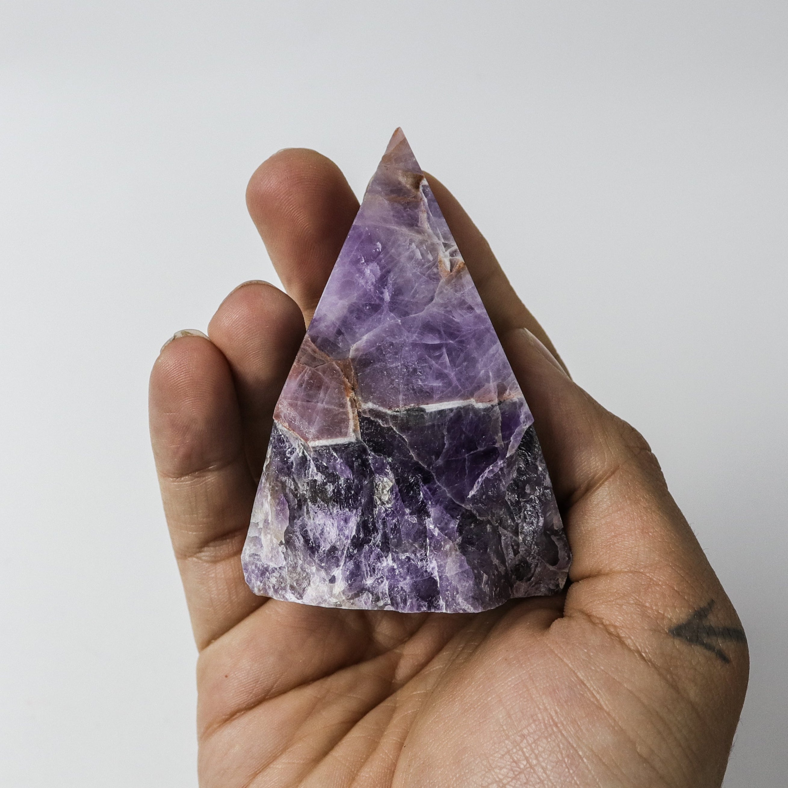 2.5-3 Inch Amethyst Top Polish $12