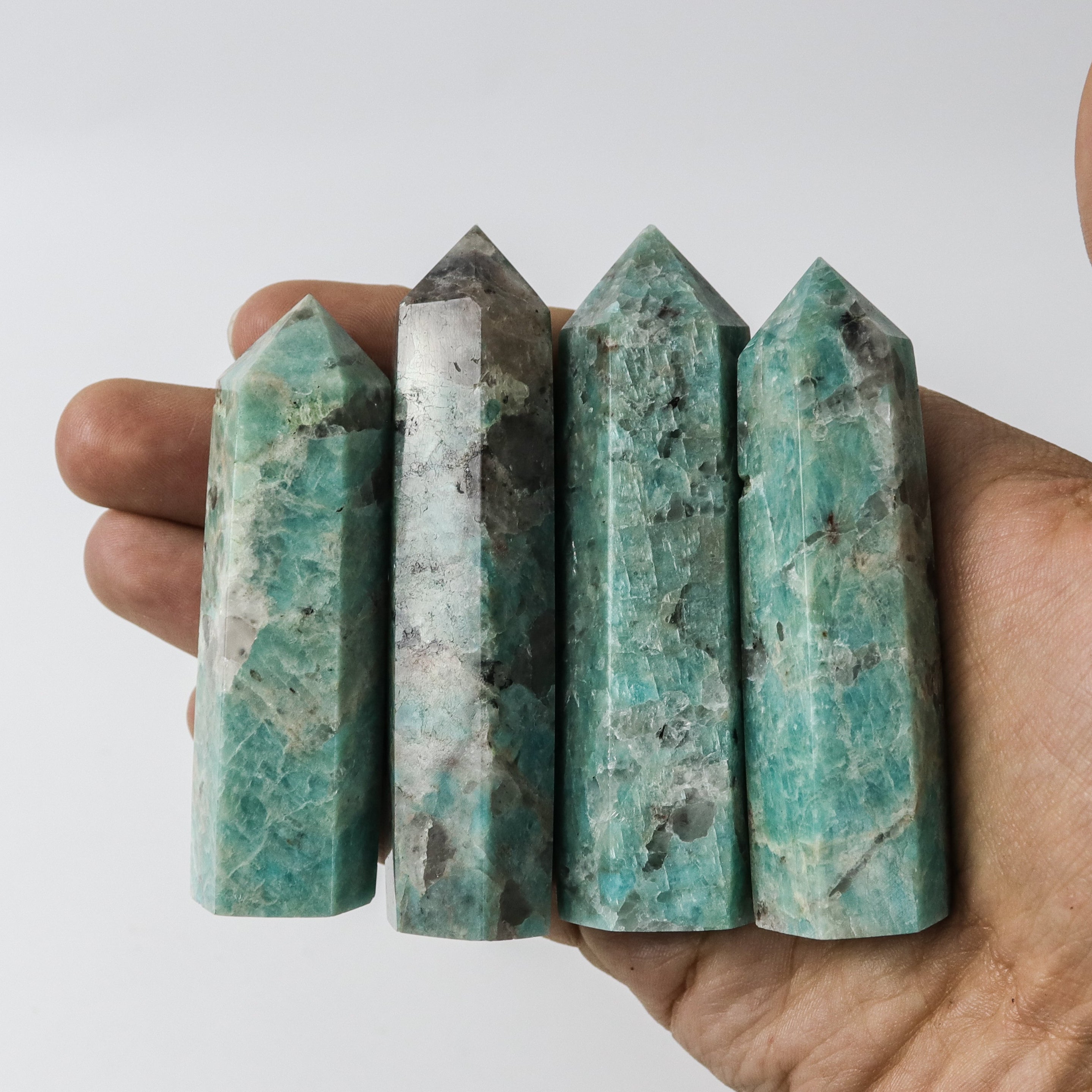 2.75-3.25 Inch Amazonite Tower $6