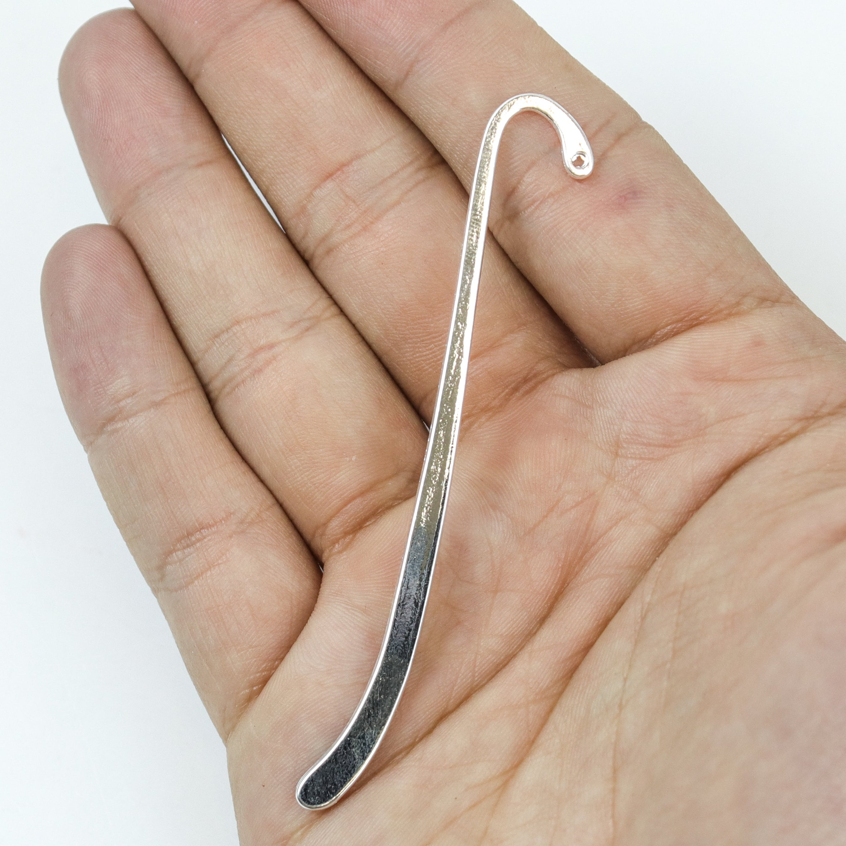 3 Inch Silver Bookmark $0.65