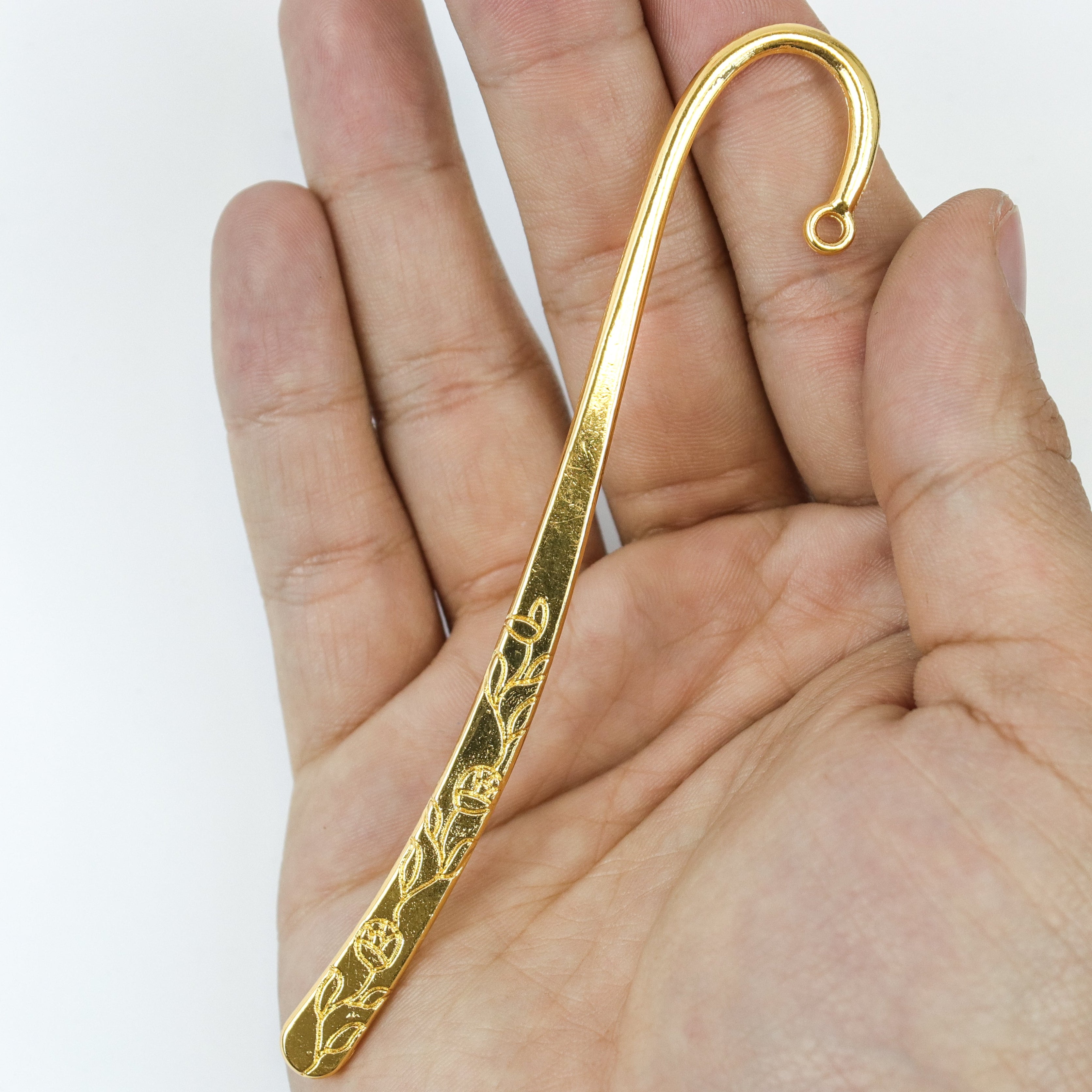 4.5 Inch Gold Rose Bookmark $1.25
