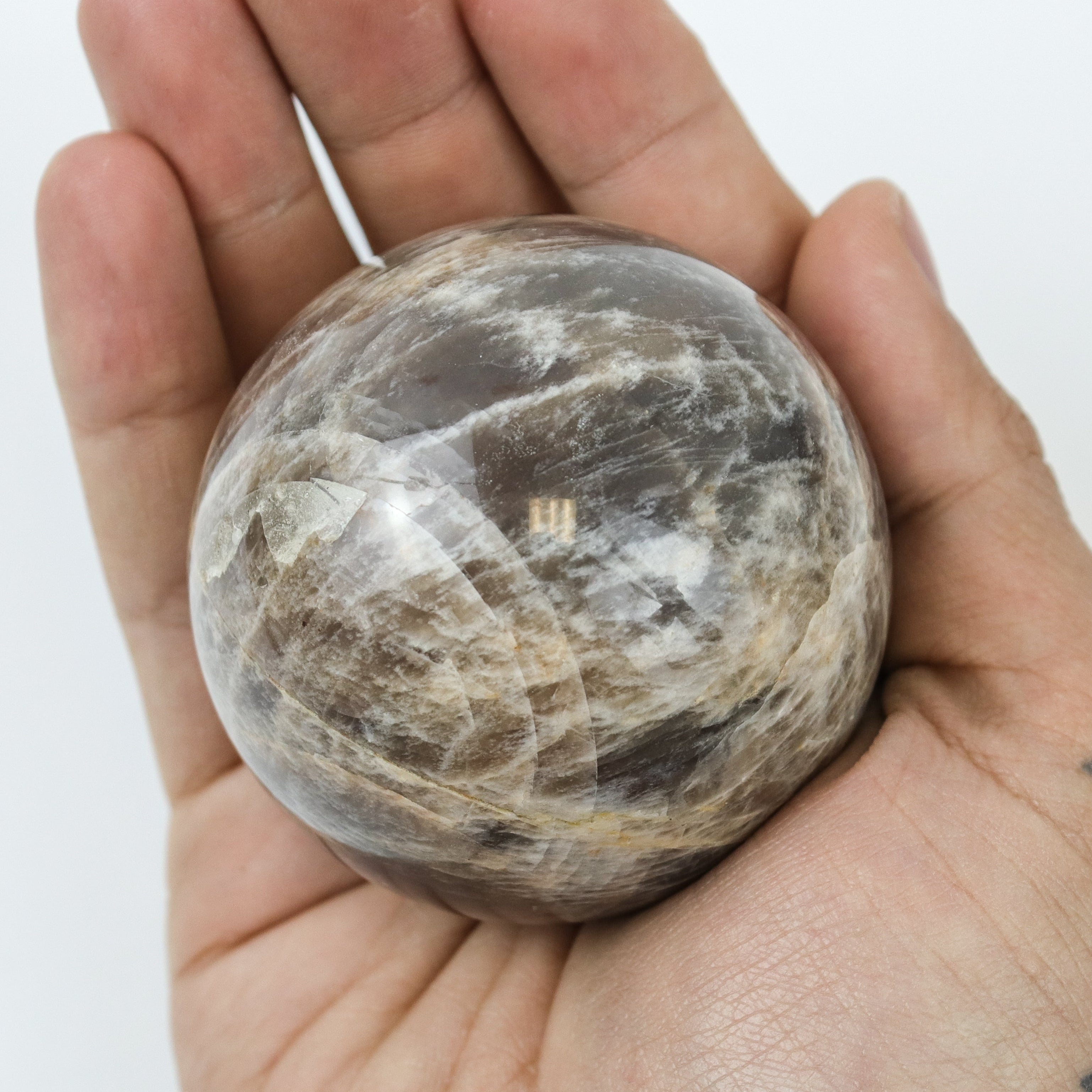 1.5 Inch Dark Moonstone Sphere $37