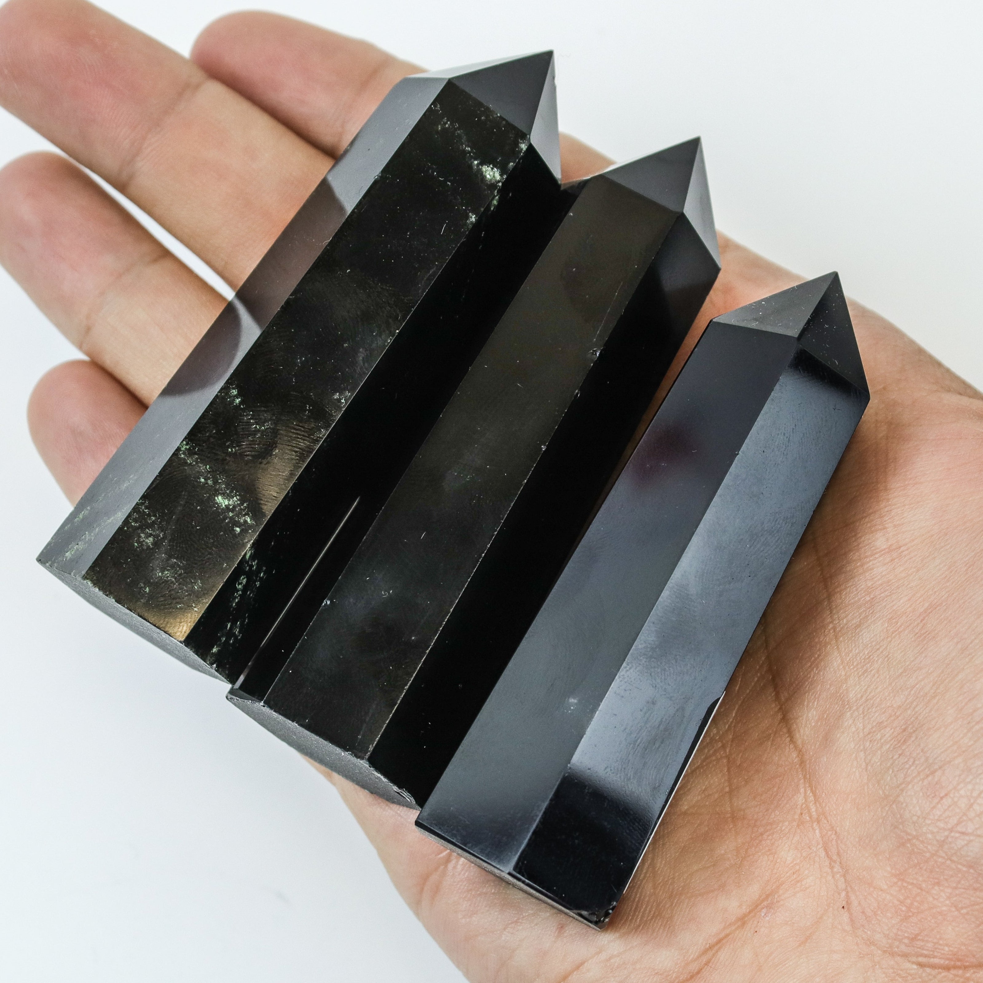 3-3.25 Inch Obsidian Tower $6
