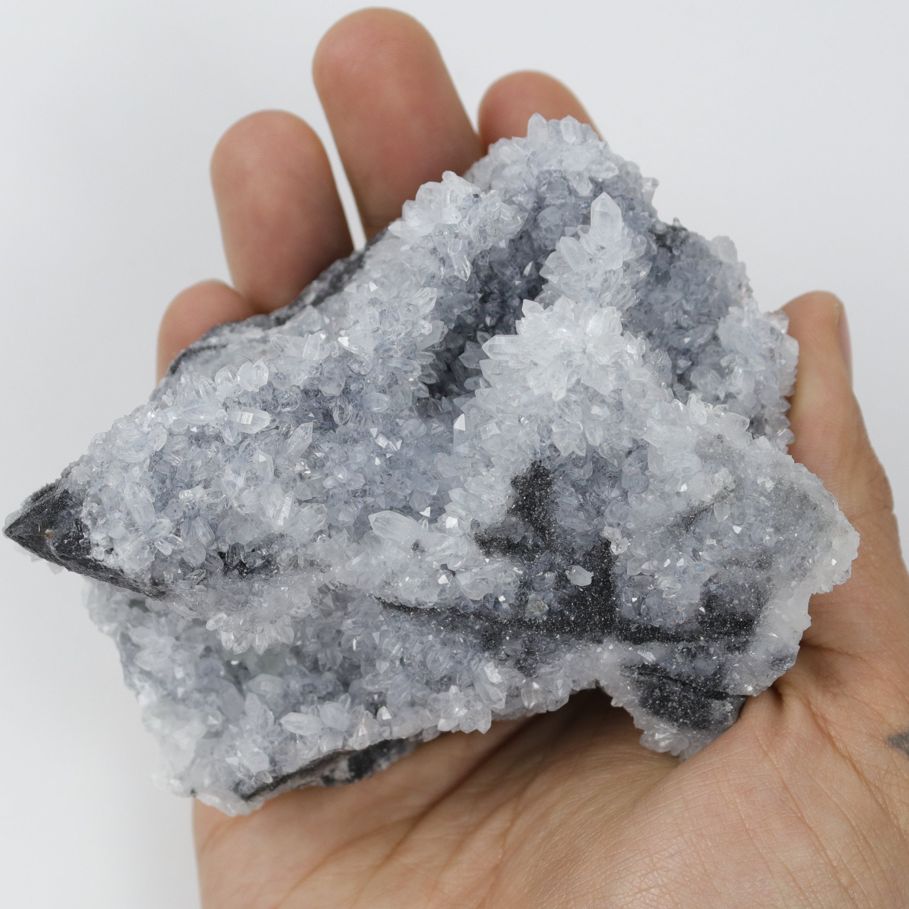 3.75 Inch Calcite Fluorite Quartz Specimen $69