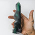 7 Inch Raw Edge Fluorite Tower $78