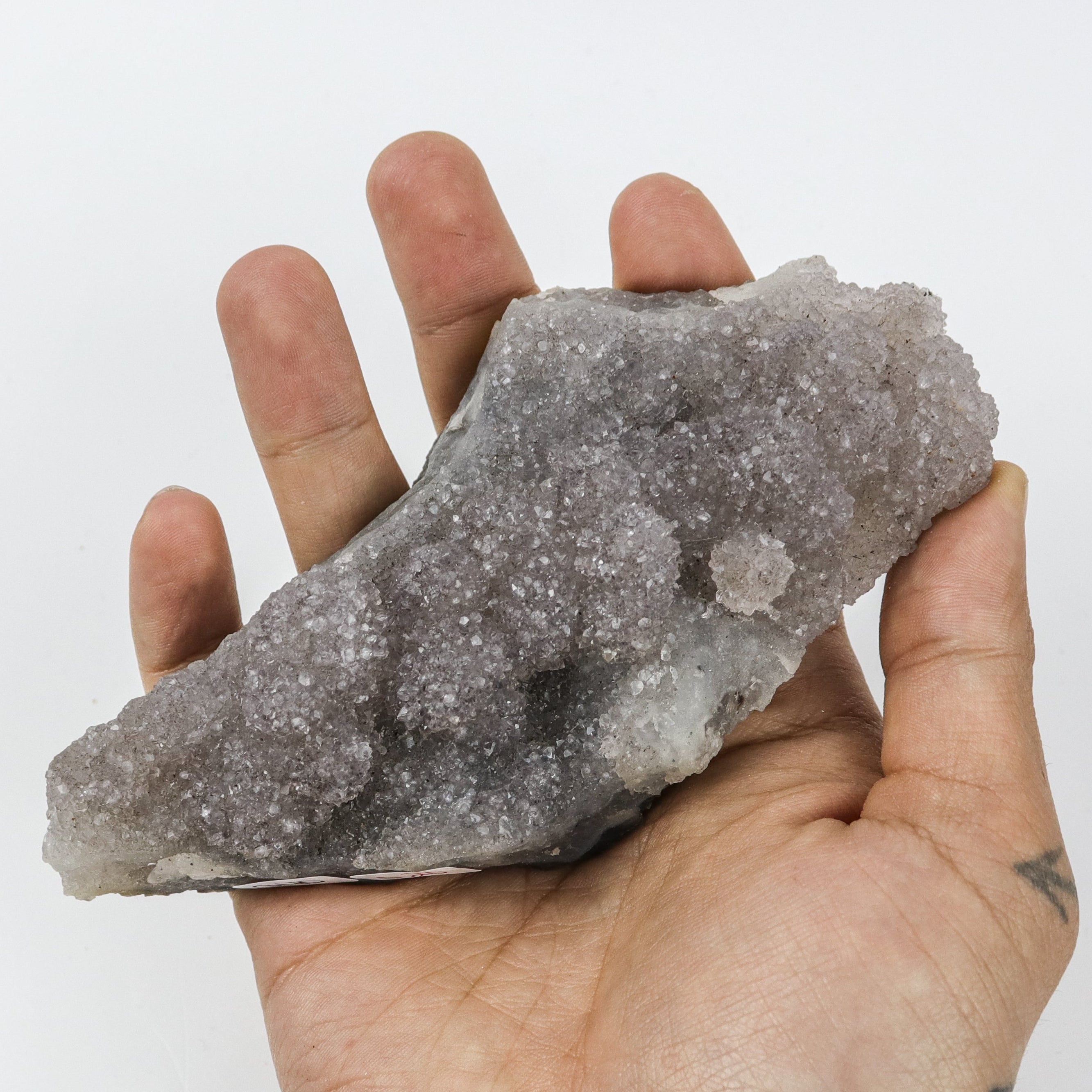 5.5 Inch Amethyst Druzy Cluster $20