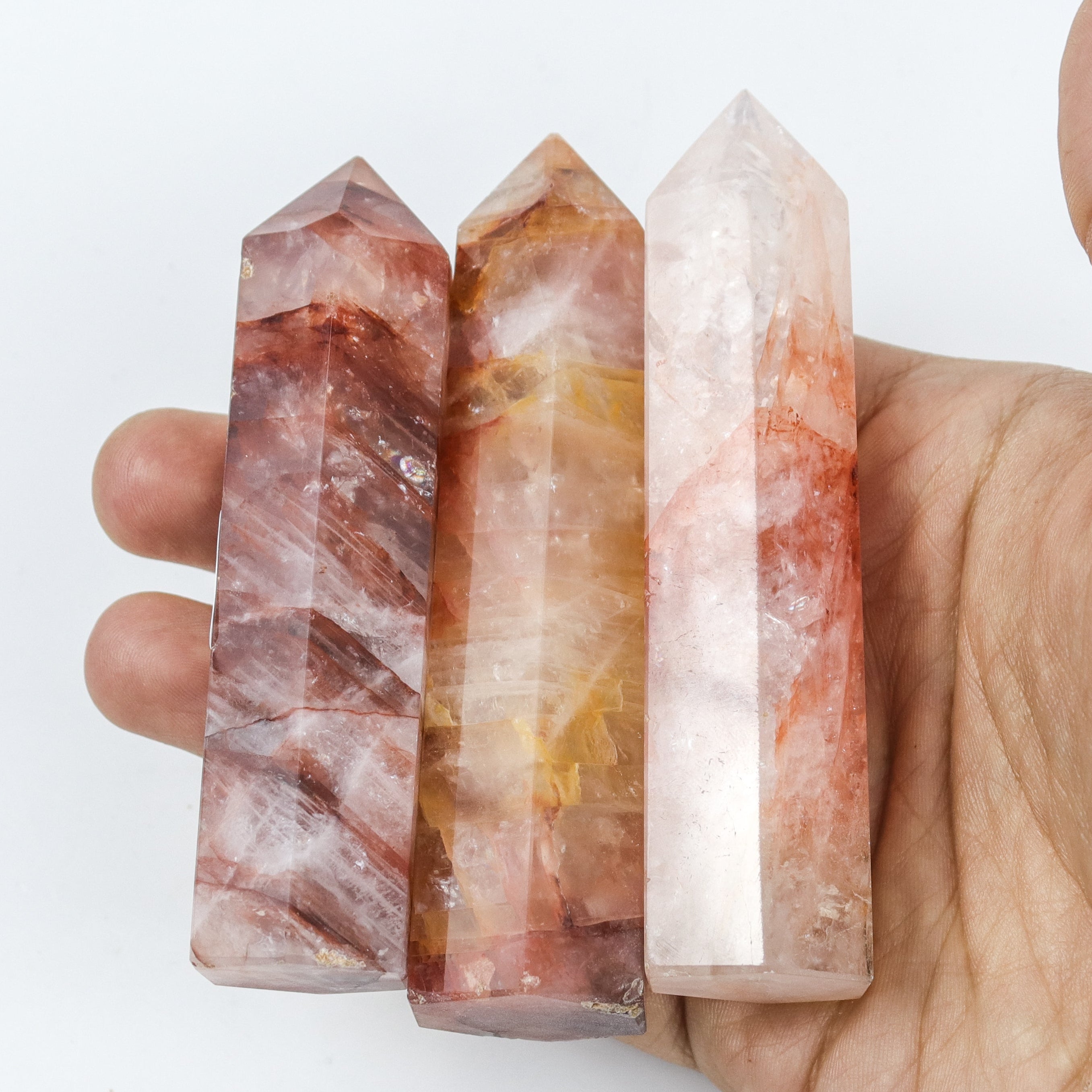 3.5-4 Inch Fire Quartz Towers $12