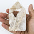 3.5 Inch Quartz Druzy Tower $16