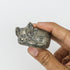 1.5 Inch Pyrite Sleeping Cat Carving $13